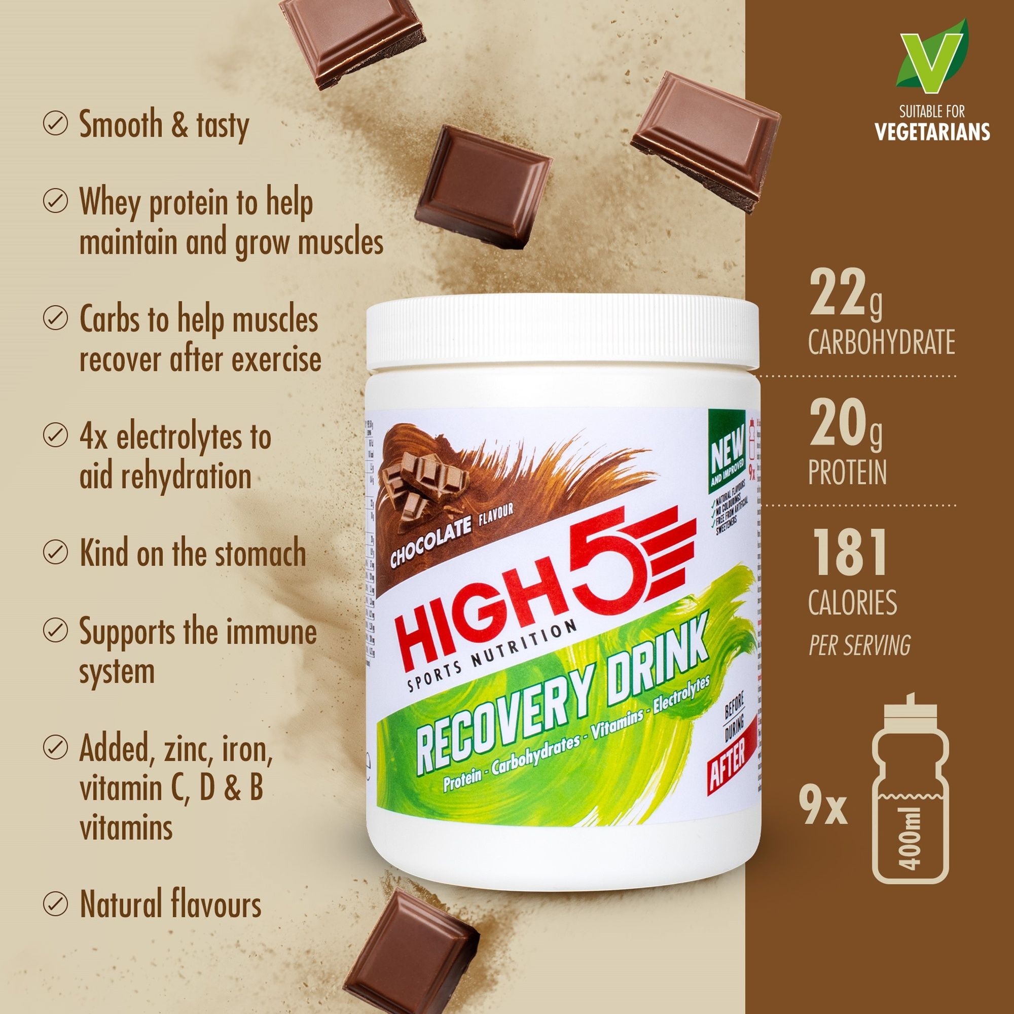 High5 Recovery Drink Tub