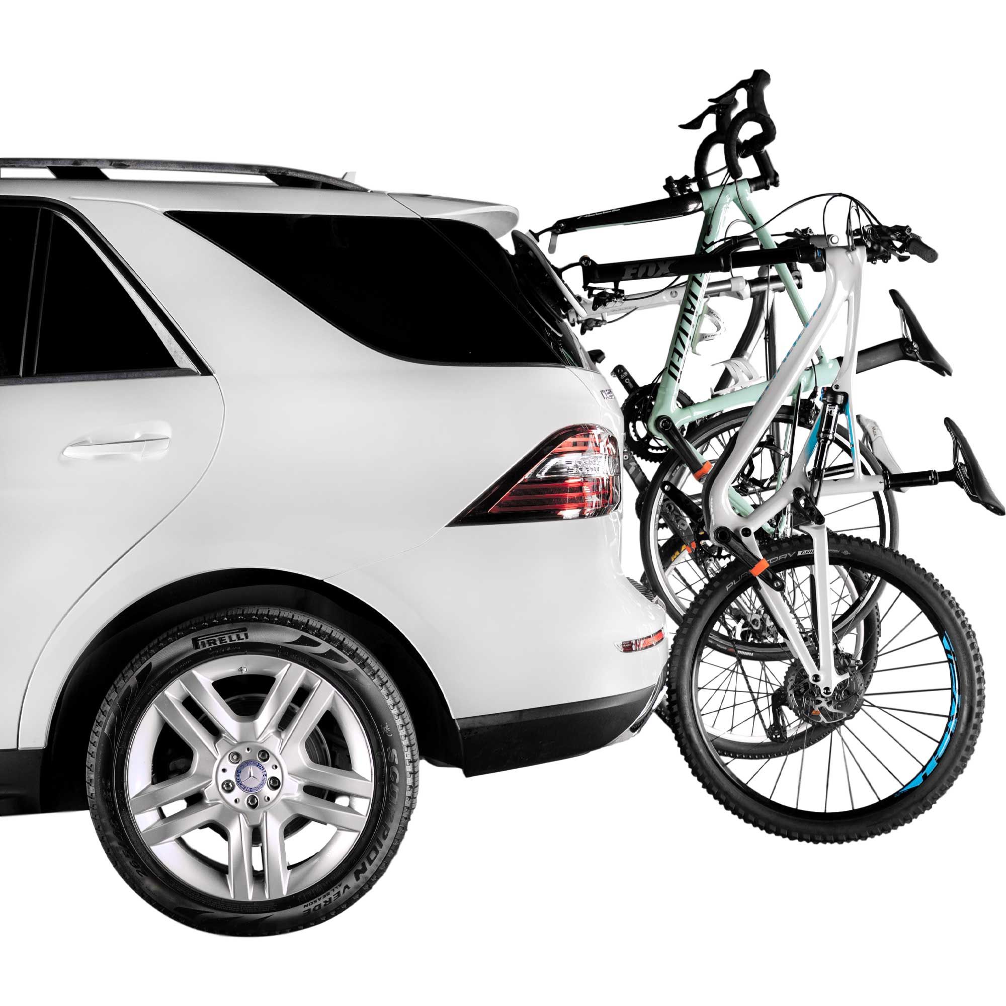 Bomber 3-Bike Fork-Mount Rack with 3 Rear Wheel Straps