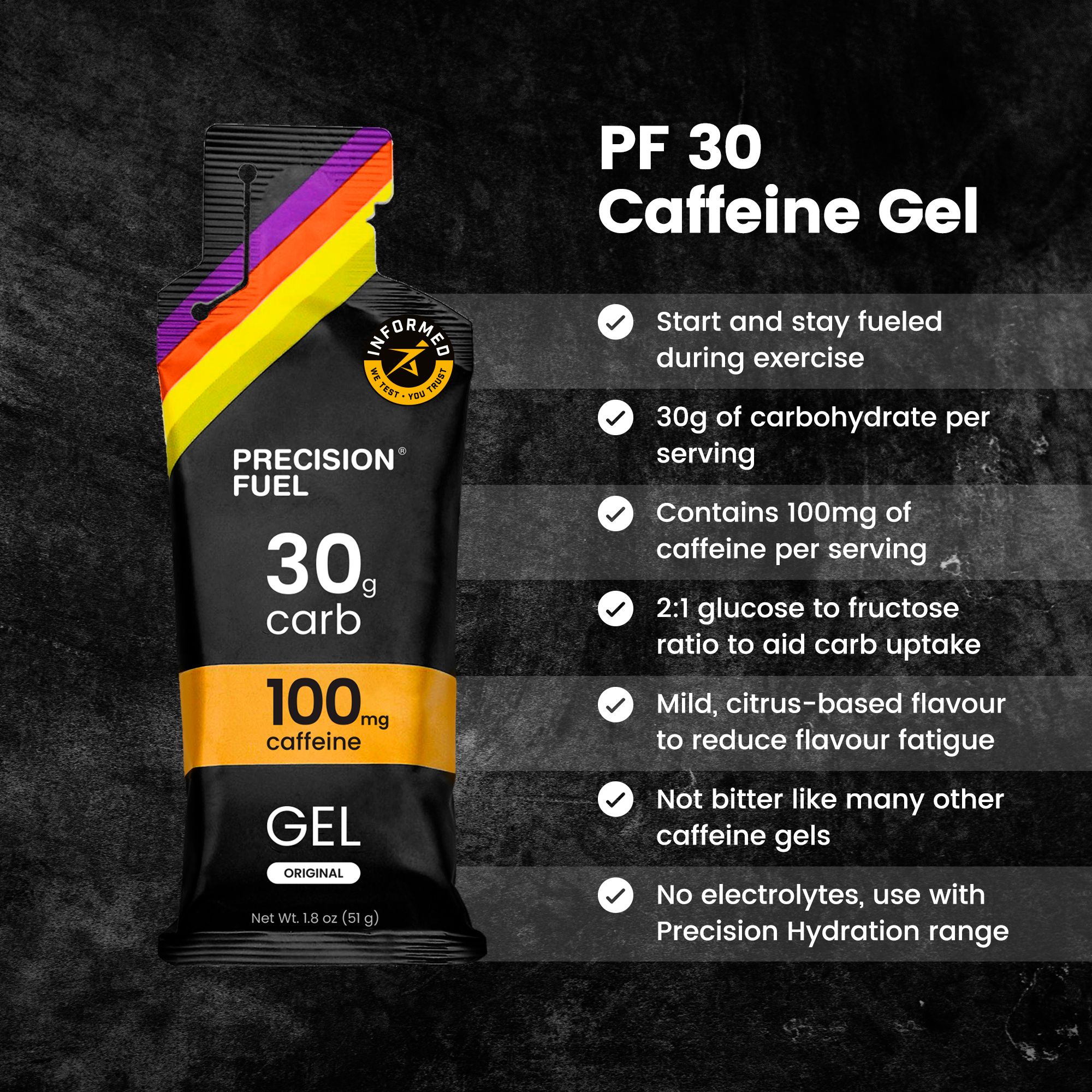PF 30 Caffeine Gel