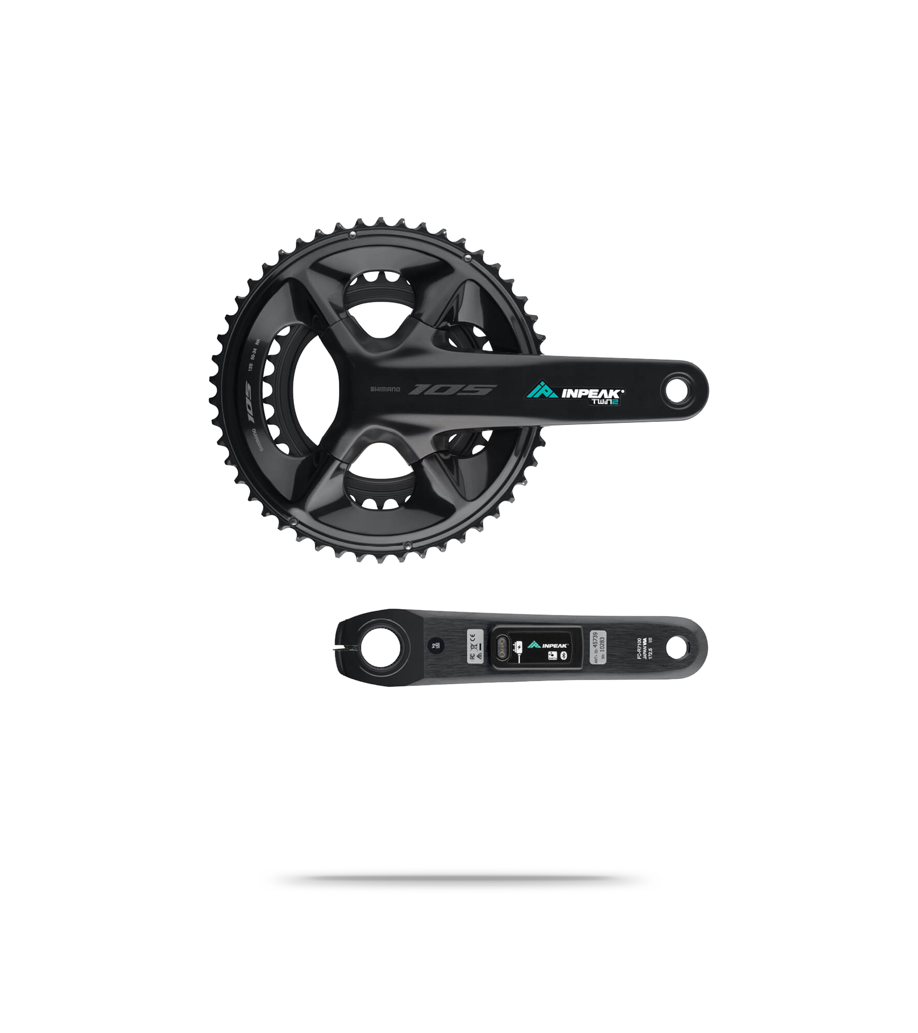 TWiN2 105 R7100 Dual Power Meter Chainset