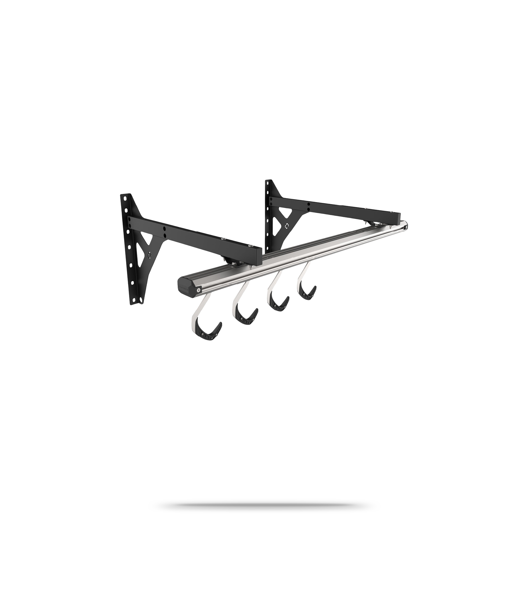 SpaceRail Bike Storage System - Wall - 4 Hooks