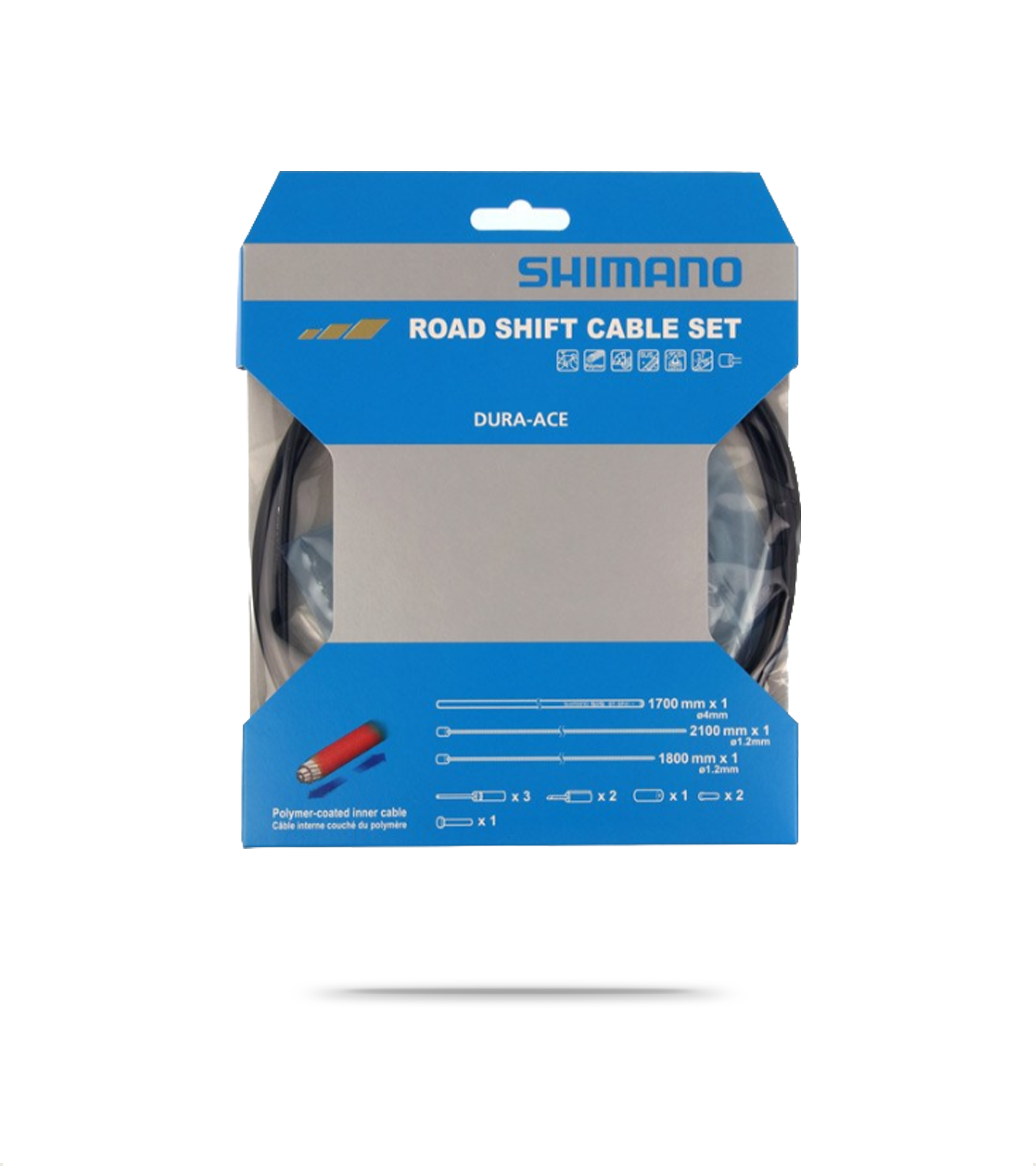 Dura-Ace 9000 Road Gear Cable Set with Polymer Coated Cables