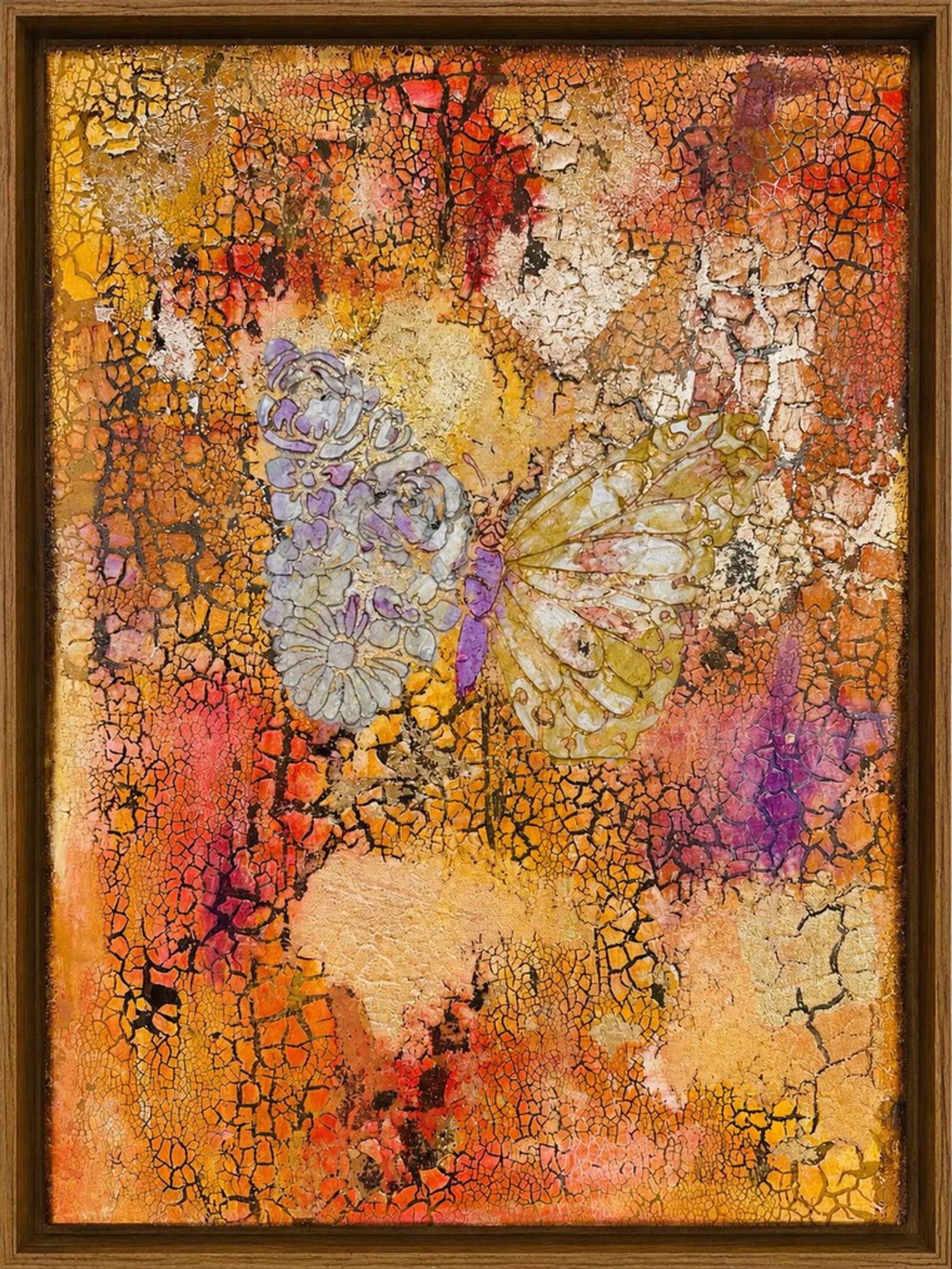 Fragments of Becoming — Mixed media on canvas