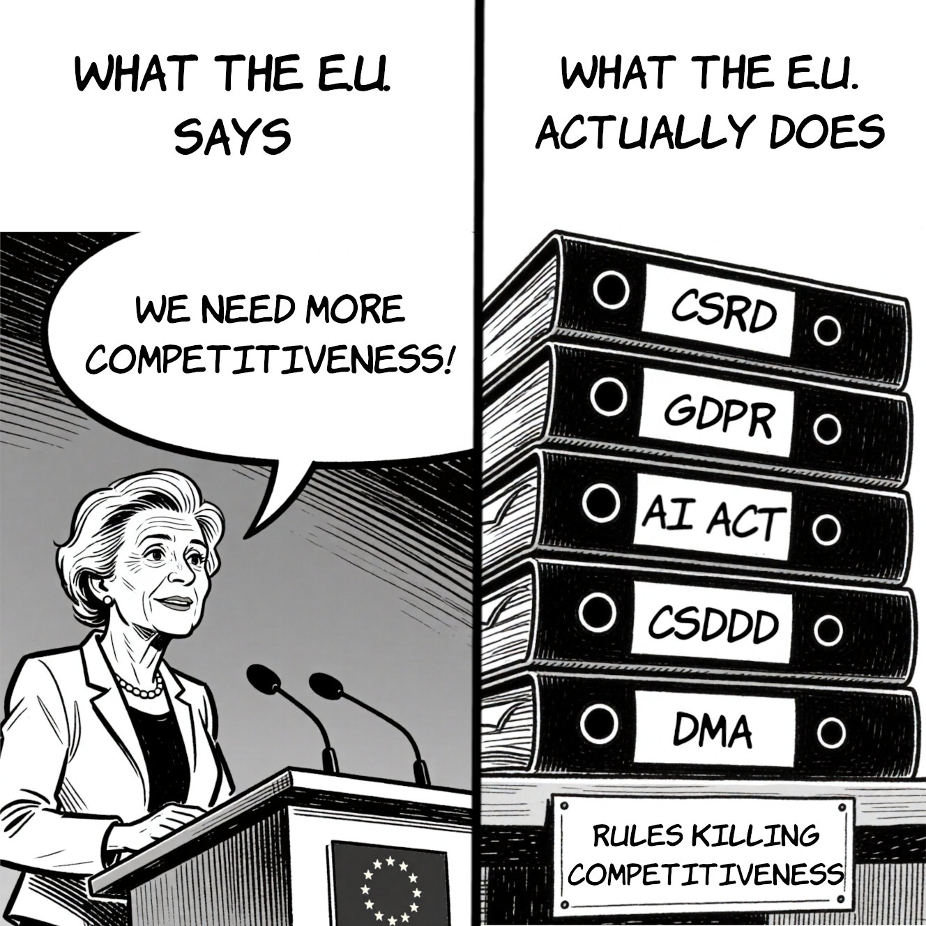EU says, EU does
