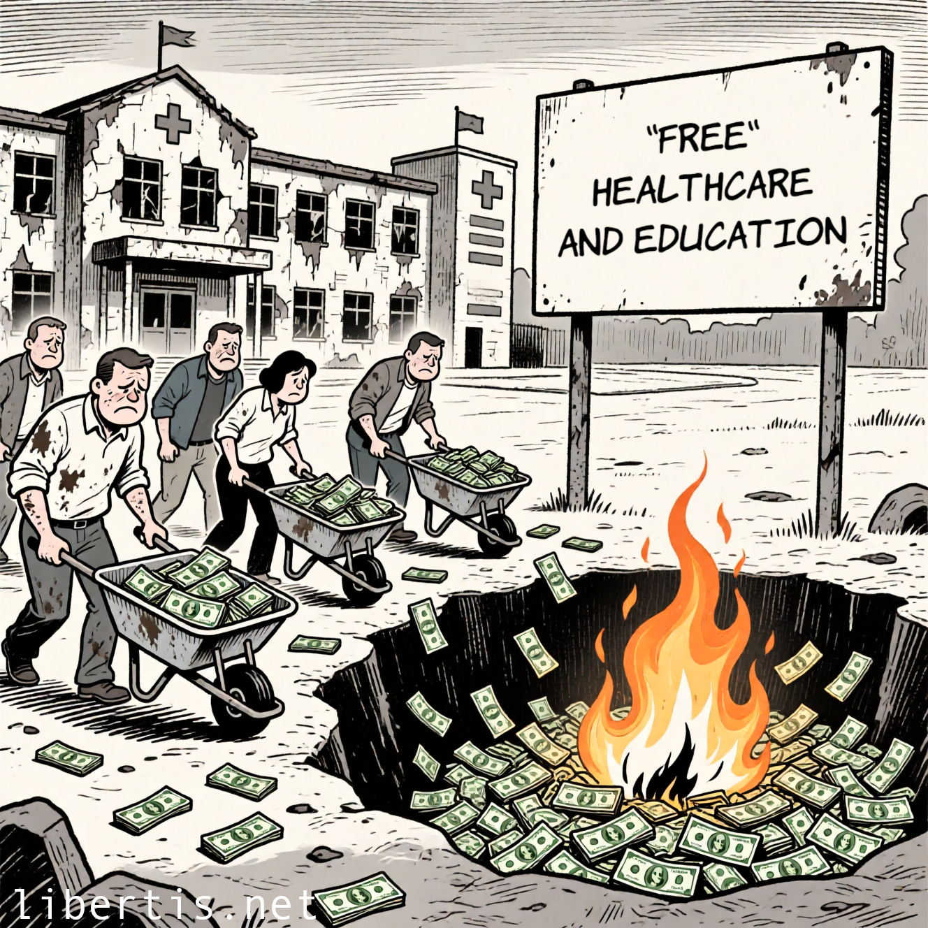Free schools and healthcare