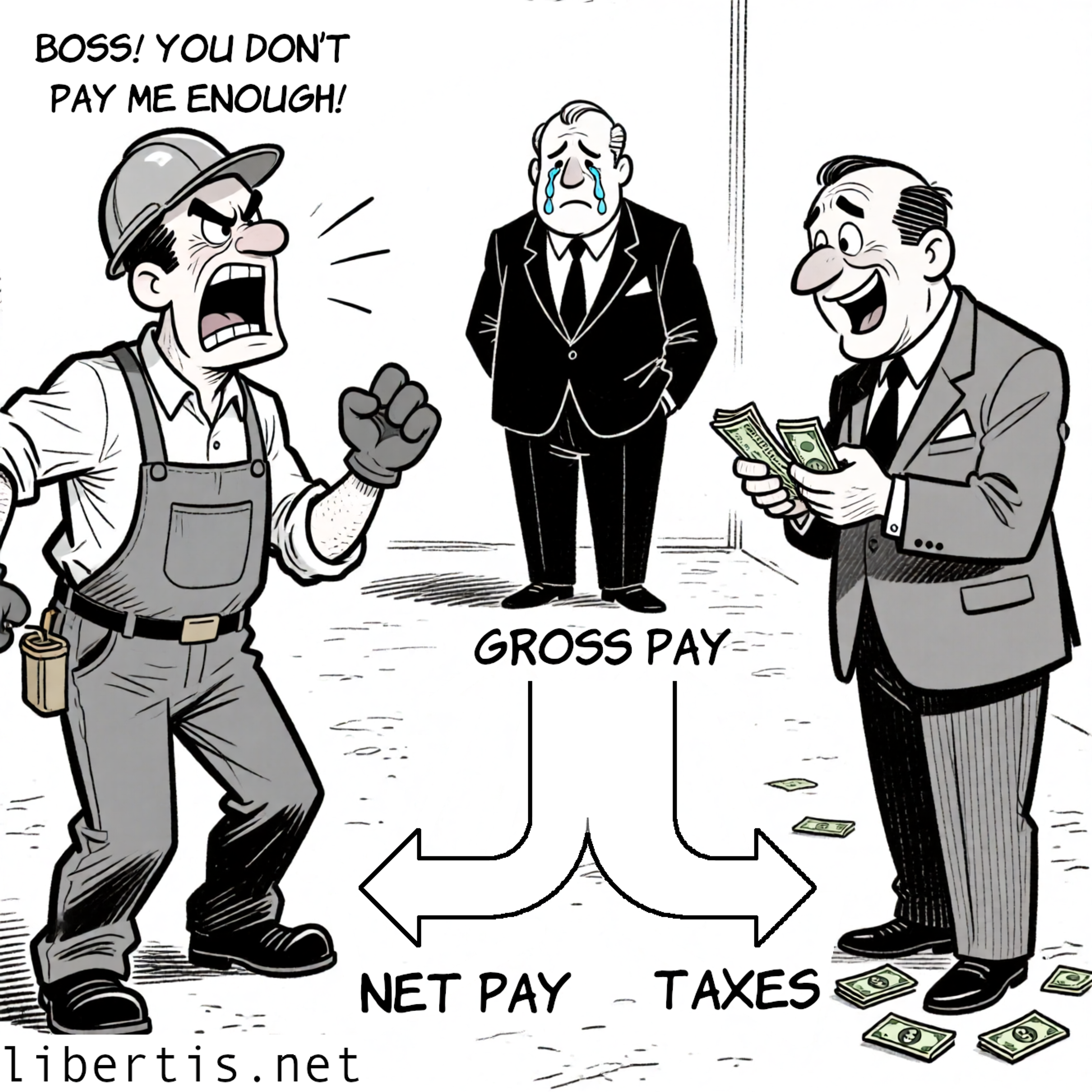 Gross and net