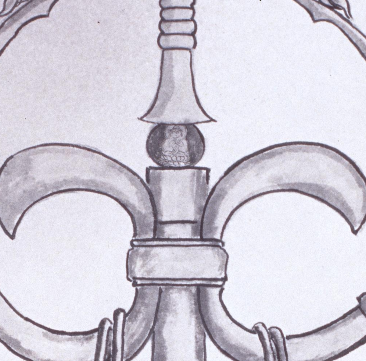 Shakujō Staff detail 3