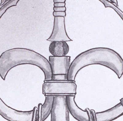 Shakujō Staff detail 3