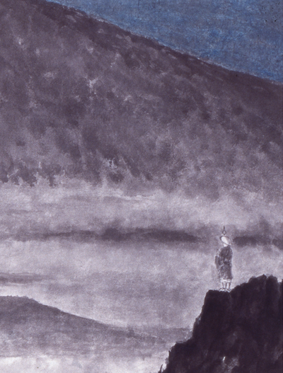 Snow-Peaked Mt. Fuji detail 2