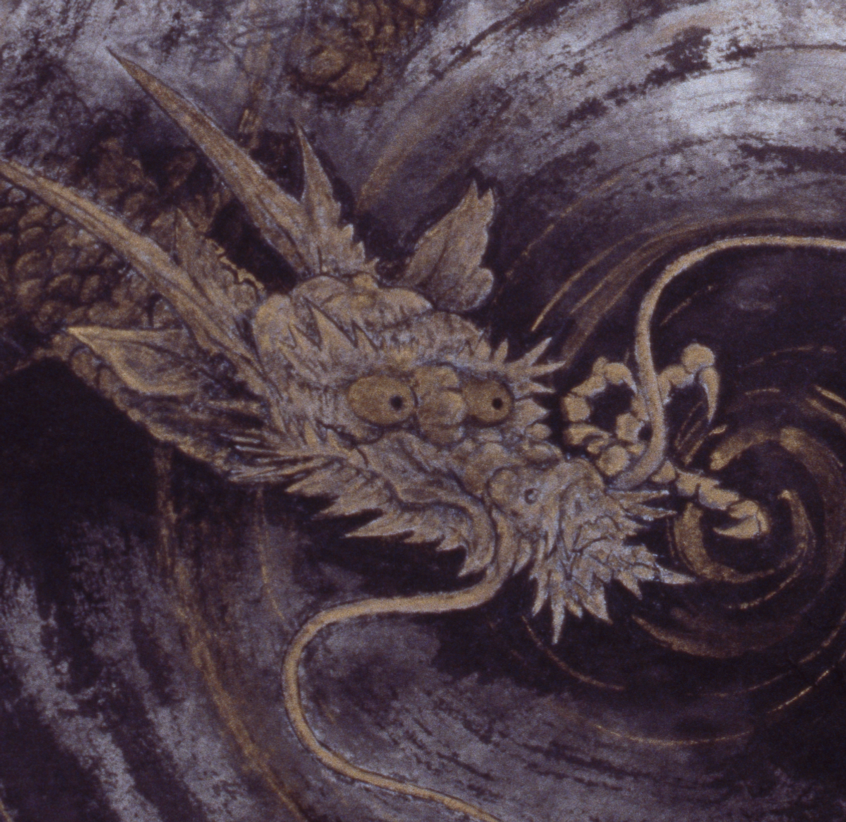 Dragon-Riding Kannon detail 1