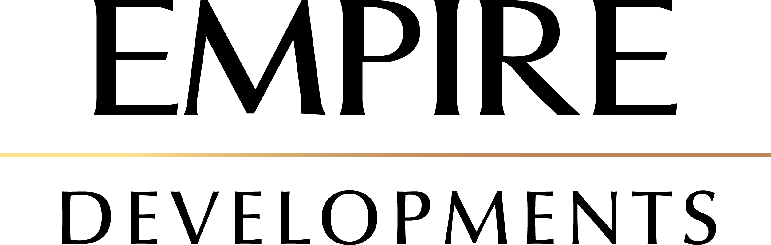 Logo of the real estate developer "Empire Developments"