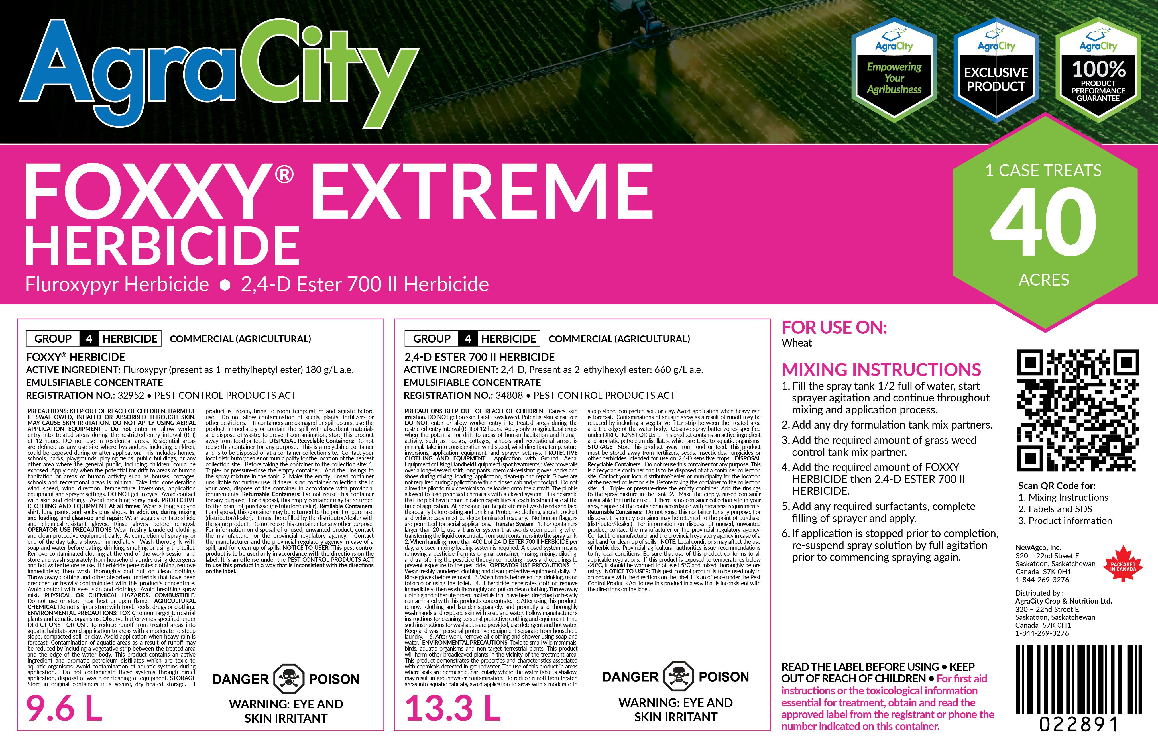 FOXXY® EXTREME HERBICIDE