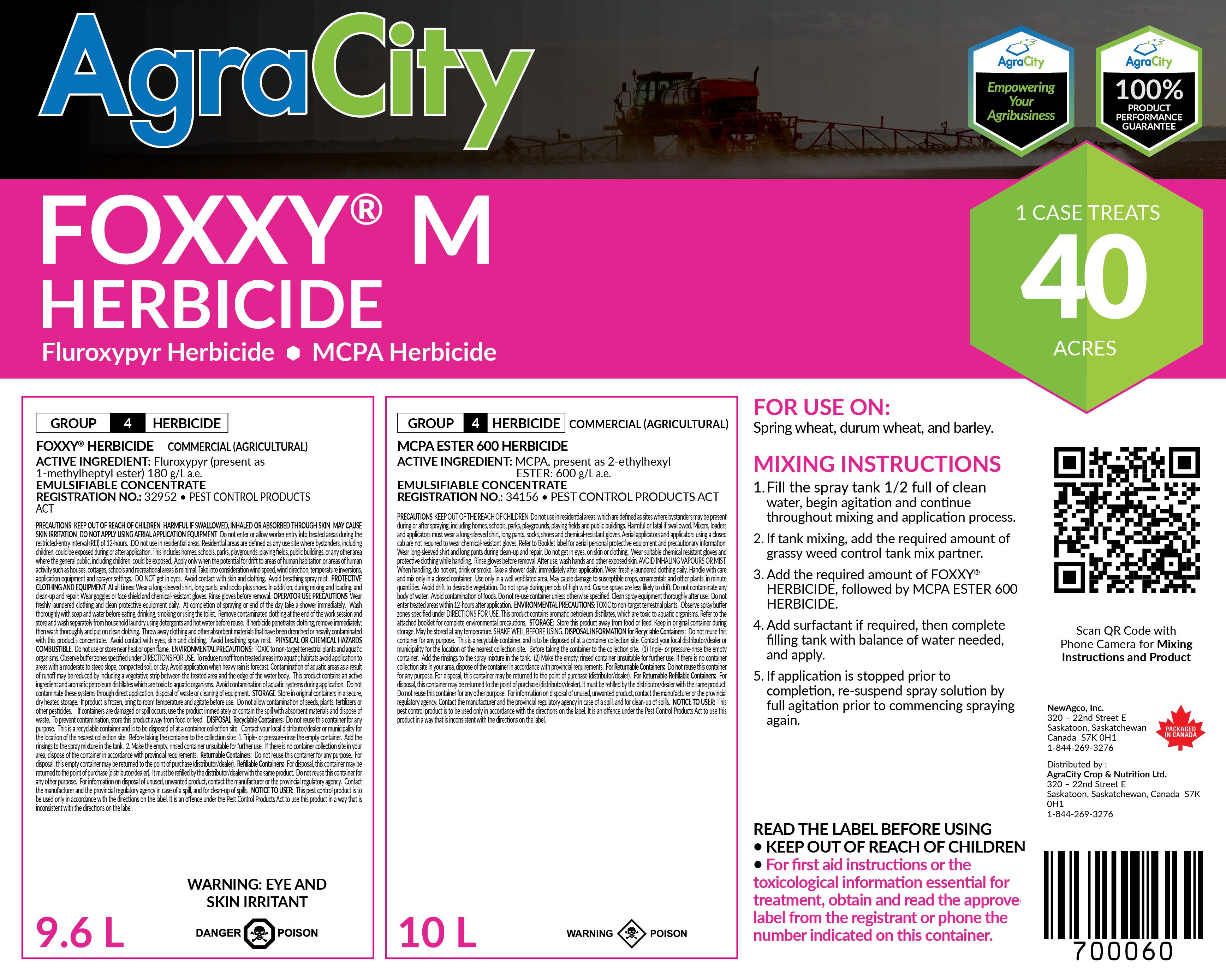 FOXXY® M HERBICIDE