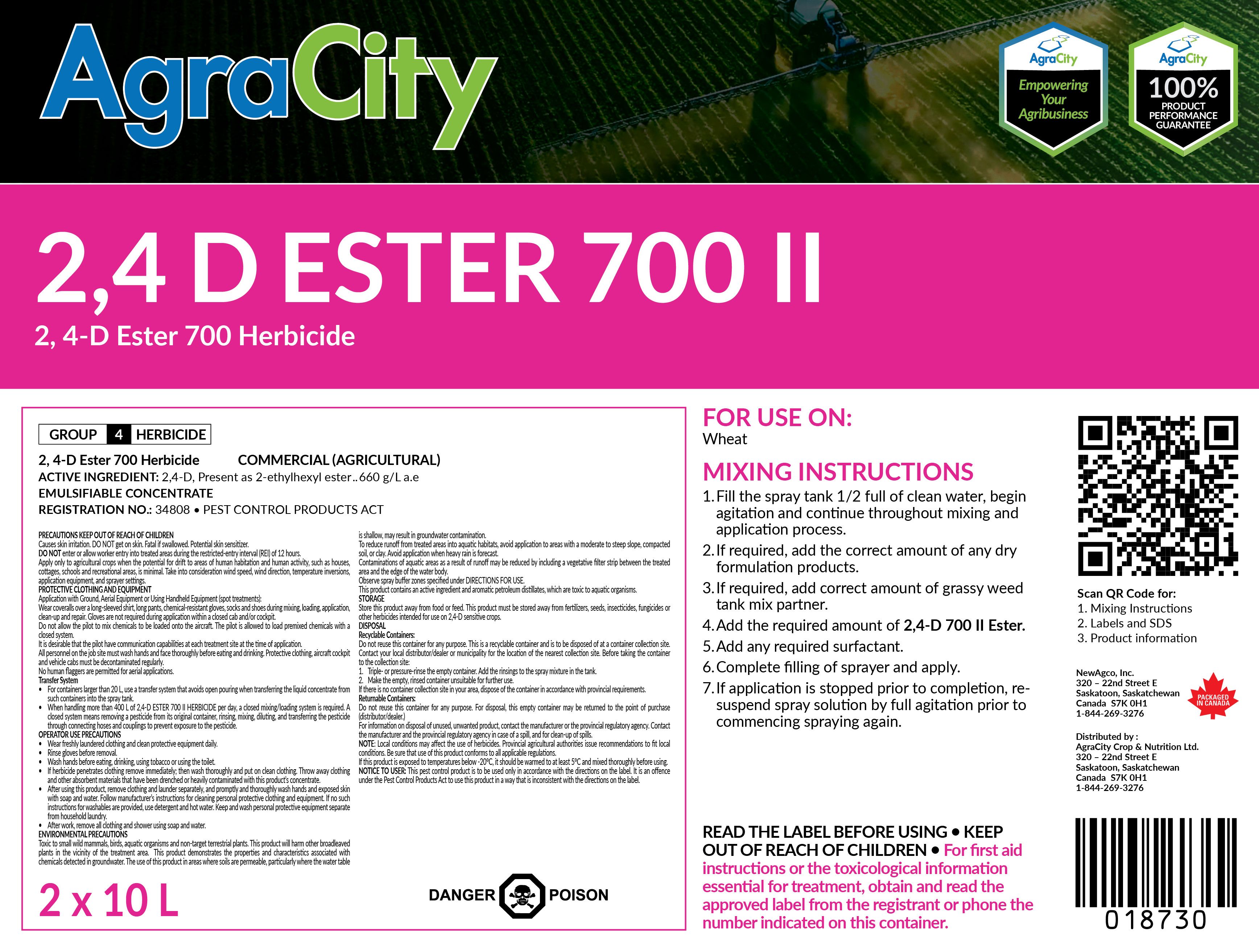 2,4-D ESTER 700 II HERBICIDE