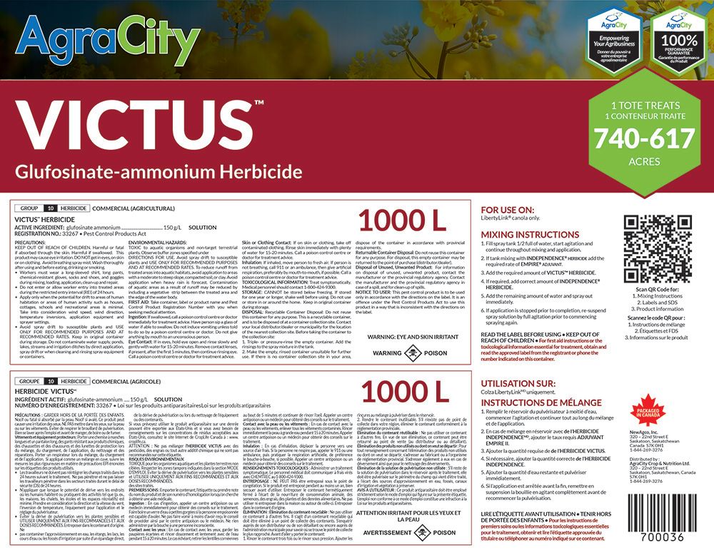 VICTUS™ HERBICIDE