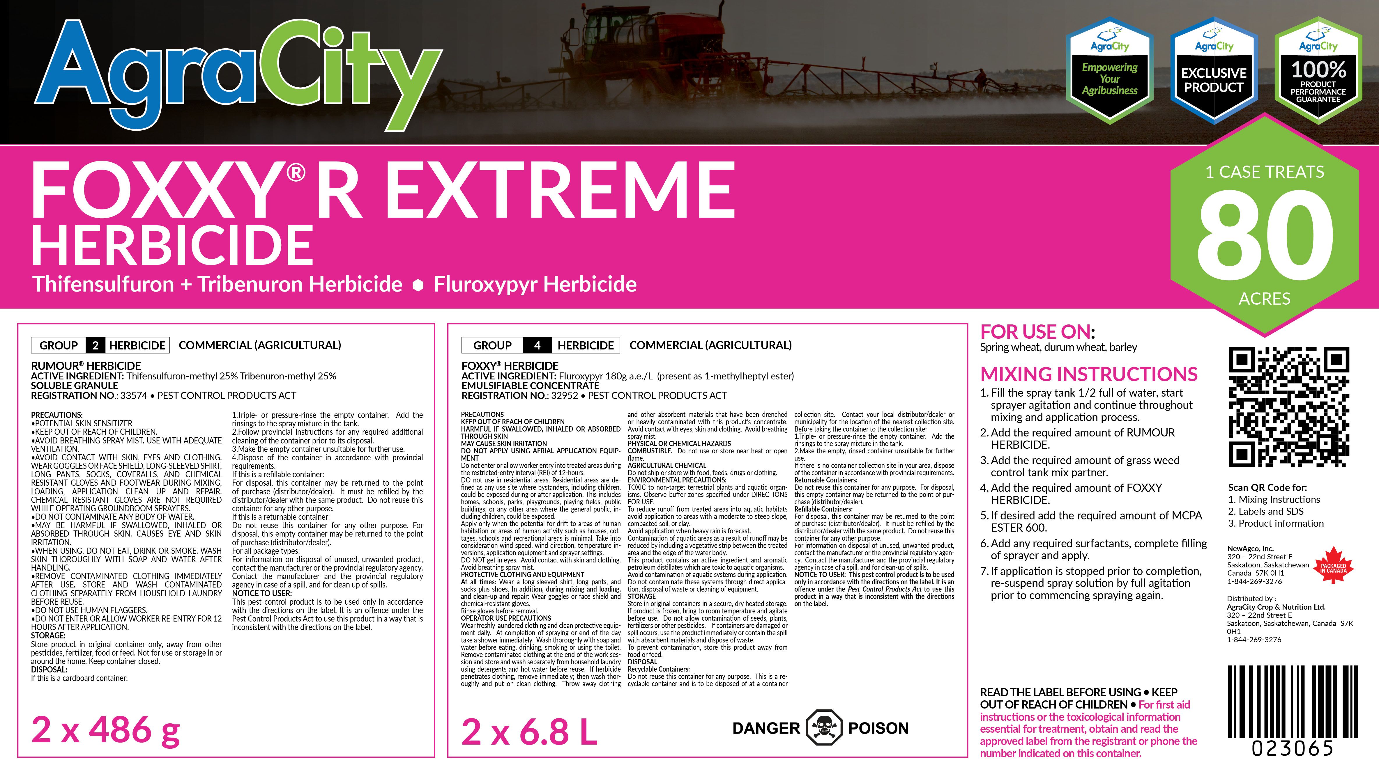 FOXXY® R EXTREME HERBICIDE