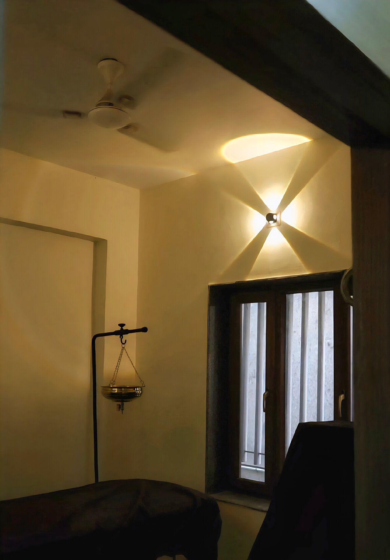 Panchakarma treatment room at Antatah Arogyam