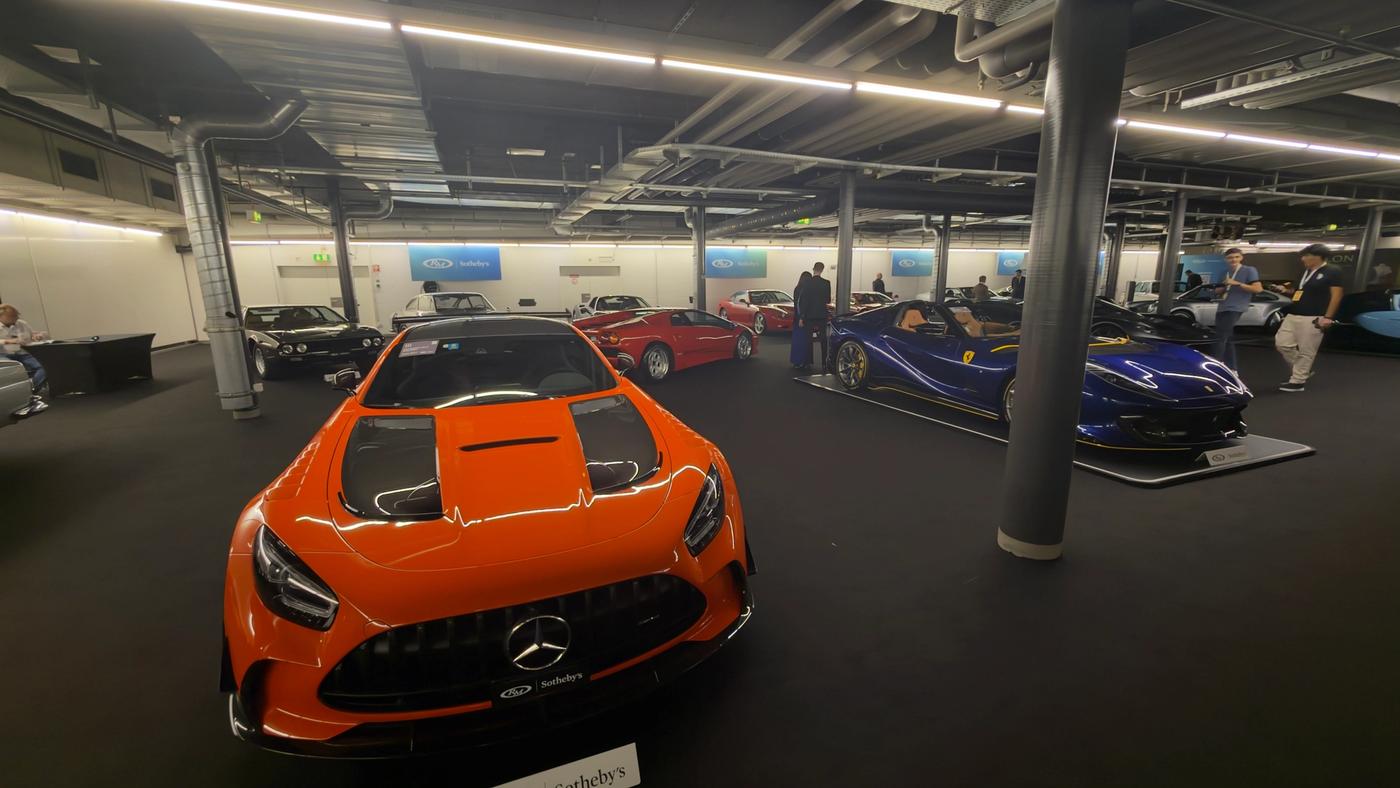 The no-reserve Mercedes-AMG GT Black Series, CHF263,750. Photo: AutoKultureCollective