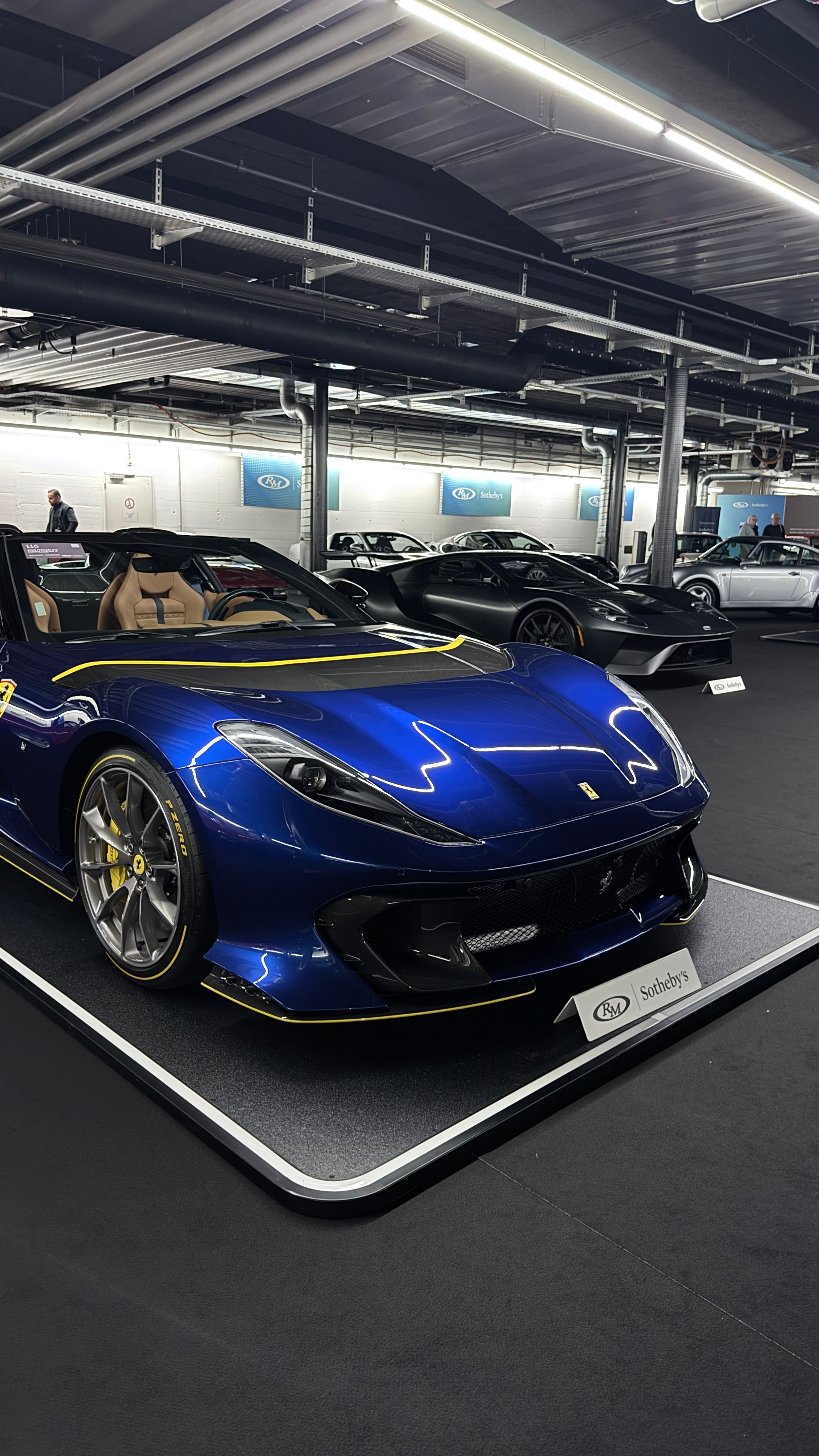 The single-owner 812 Competizione A in Blu Elettrico, CHF1,850,000. Photo: AutoKultureCollective