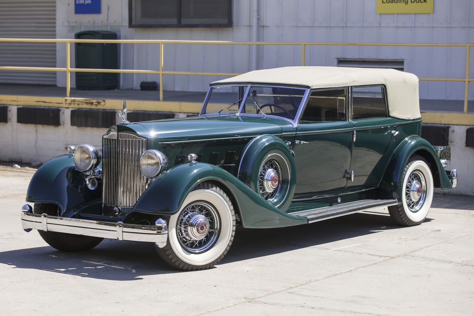 1934 Packard Twelve Model 1108 Individual Custom Convertible Sedan Coachwork by Dietrich