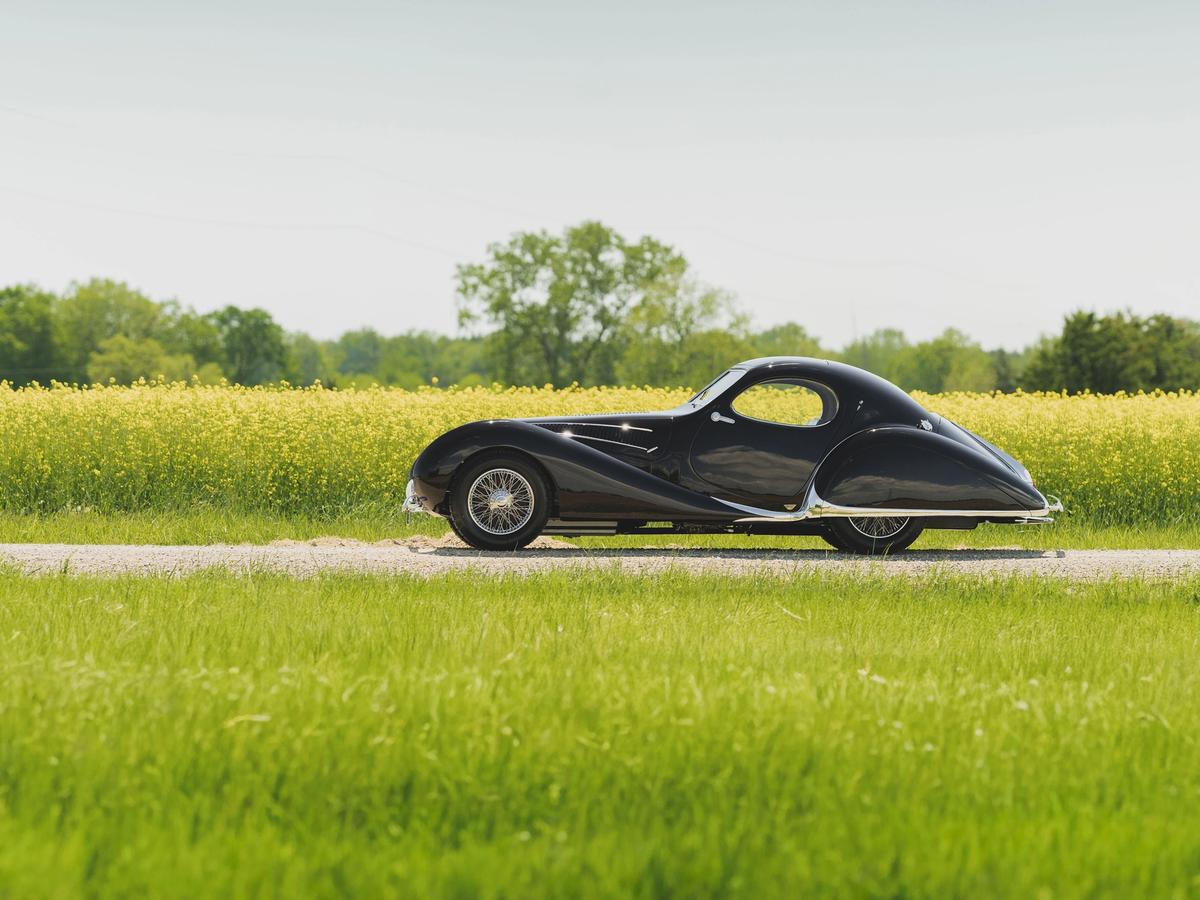1938 Talbot-Lago T150-C SS Teardrop Coupe by Figoni et Falaschi