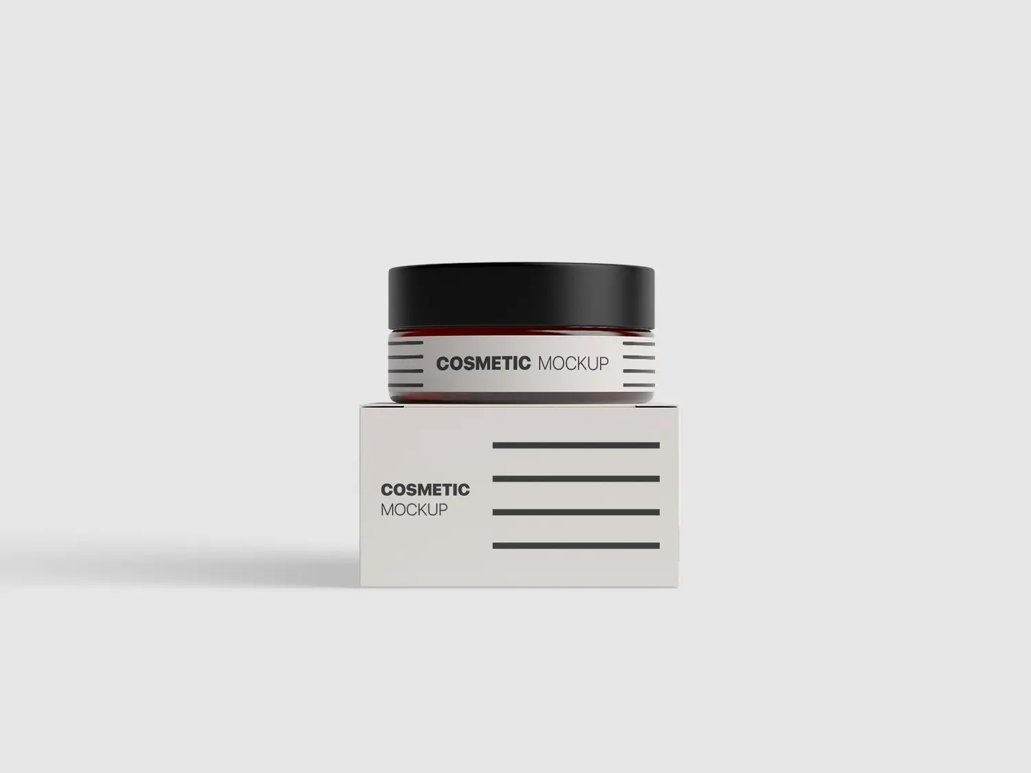 Cosmetic Jar Mockup 01