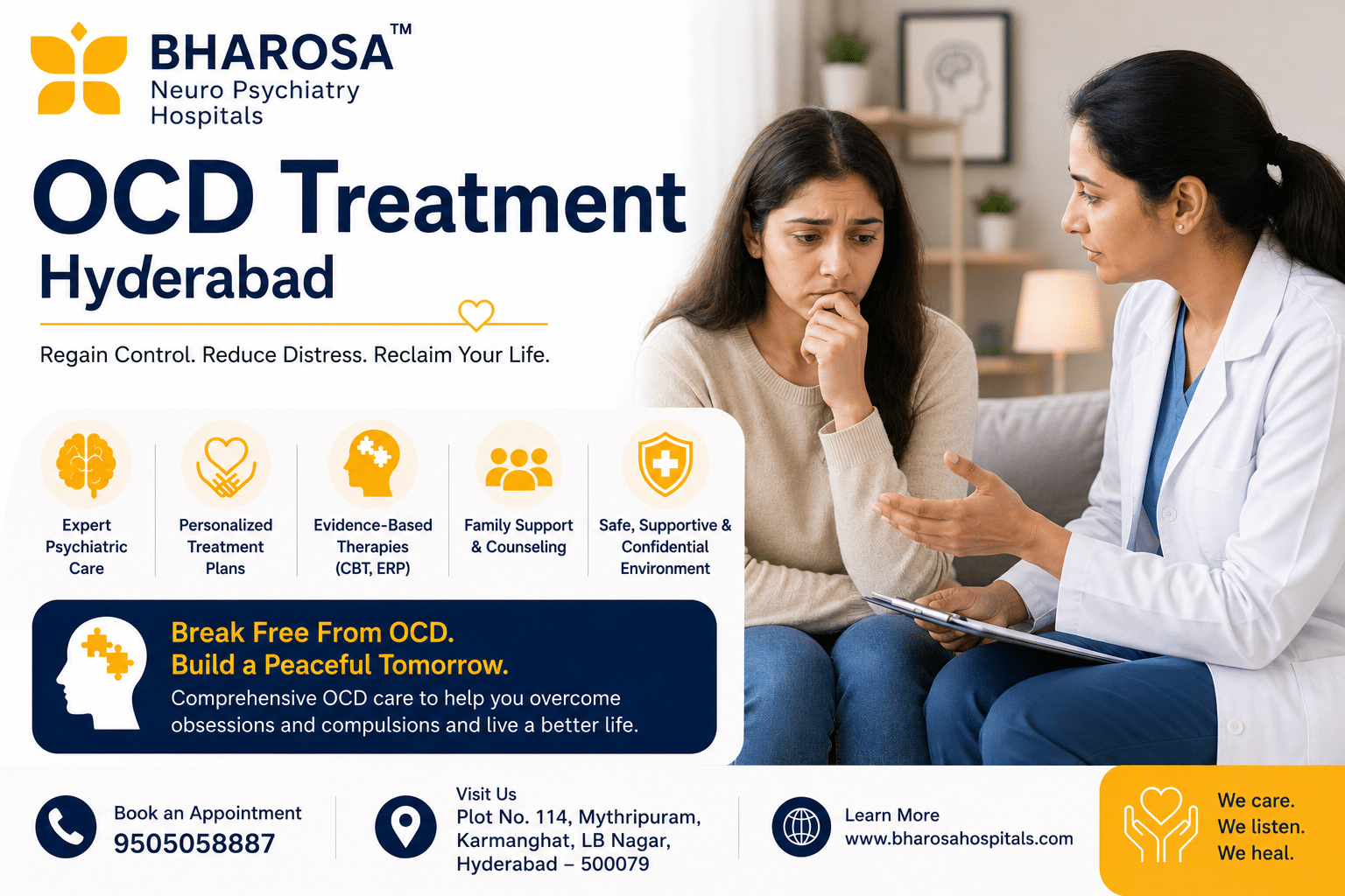 OCD Treatment Hyderabad: Effective Therapies for Better Living | Bharosa Hospitals