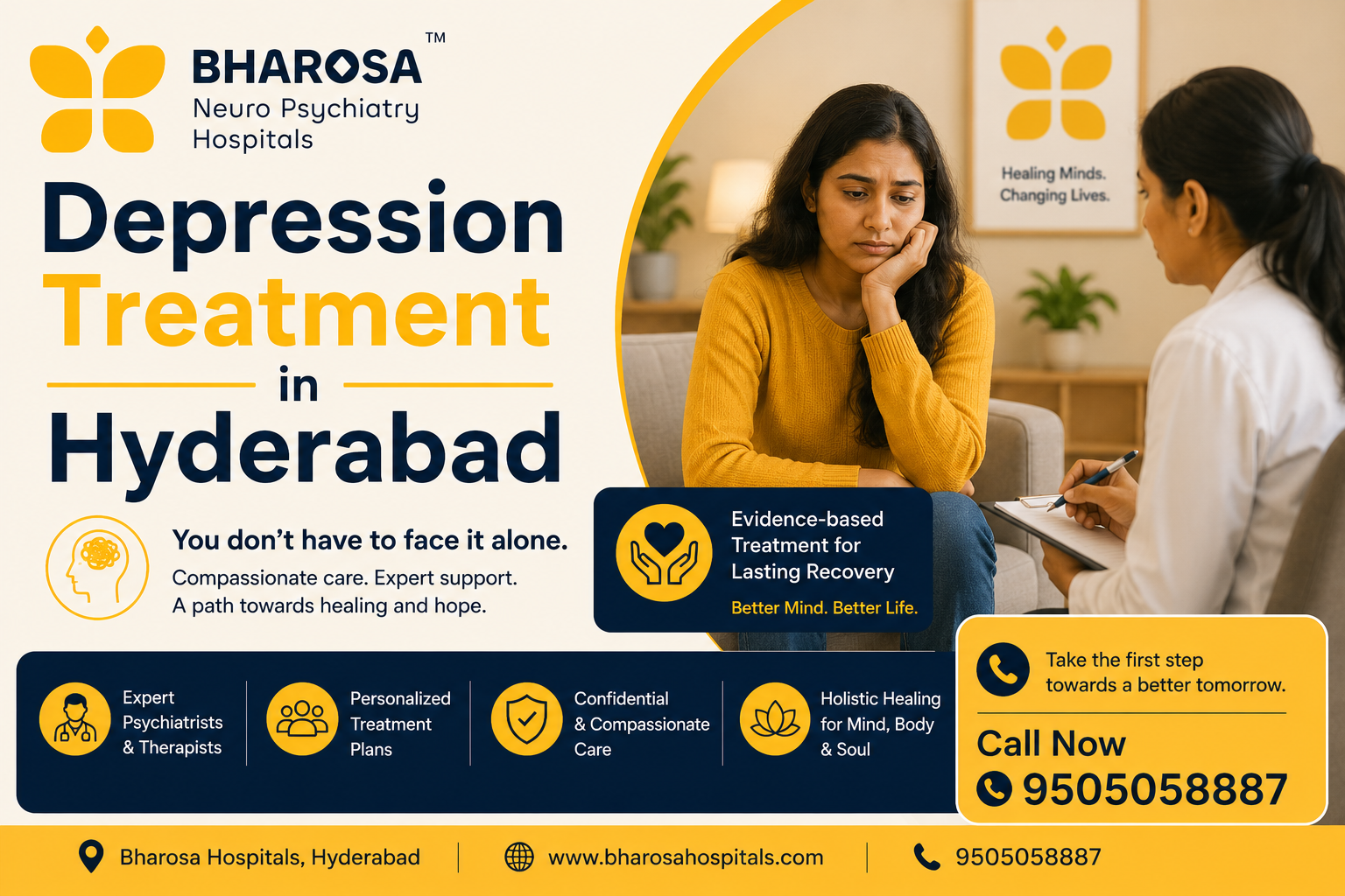 Depression Symptoms You Should Never Ignore | Bharosa Hospitals