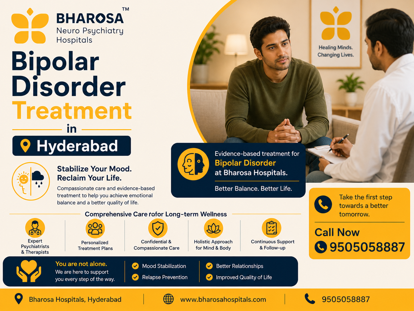 Warning Signs of Bipolar Disorder You Should Know |Bharosa Hospitals