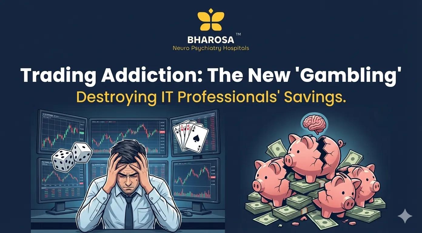 Futures Trading Addiction Treatment in Hyderabad Telangana: Psychiatric Insights for IT Professionals | Bharosa Hospitals
