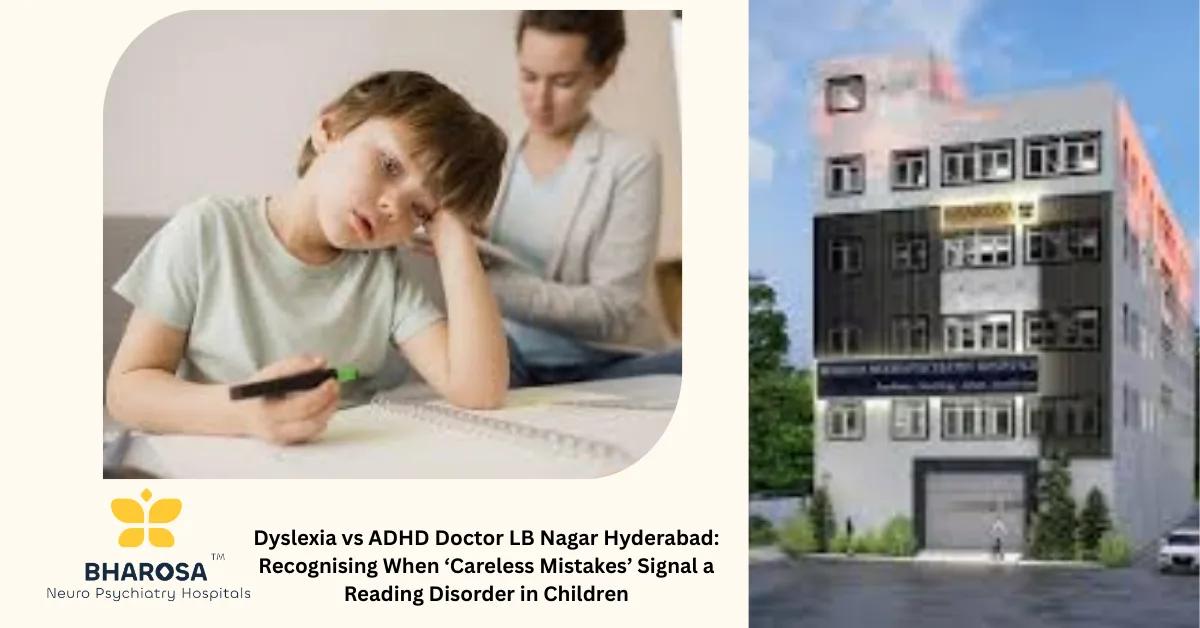 Dyslexia vs ADHD Doctor LB Nagar Hyderabad: Recognising When ‘Careless Mistakes’ Signal a Reading Disorder in Children | Bharosa Hospitals