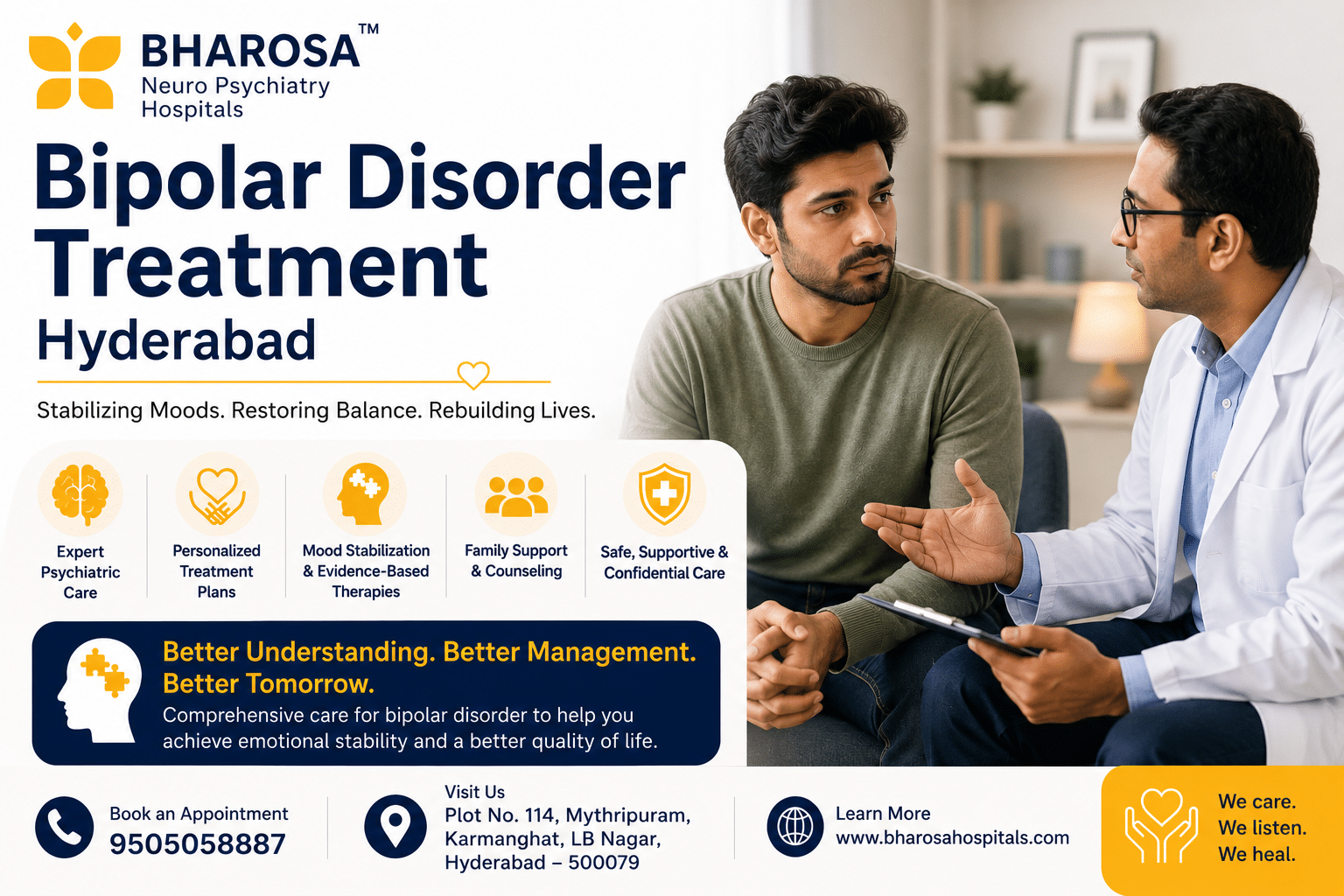 Can Bipolar Disorder Be Managed Successfully? | Bharosa Hospitals