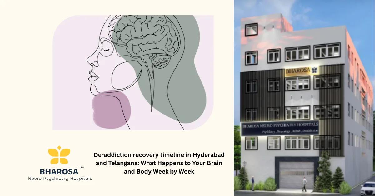 De-addiction recovery timeline in Hyderabad and Telangana: What Happens to Your Brain and Body Week by Week | Bharosa Hospitals
