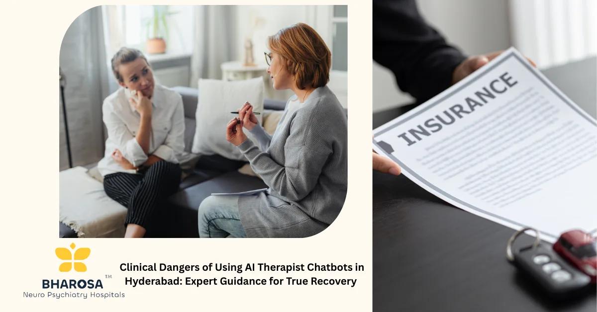 Clinical Dangers of Using AI Therapist Chatbots in Hyderabad: Expert Guidance for True Recovery | Bharosa Hospitals