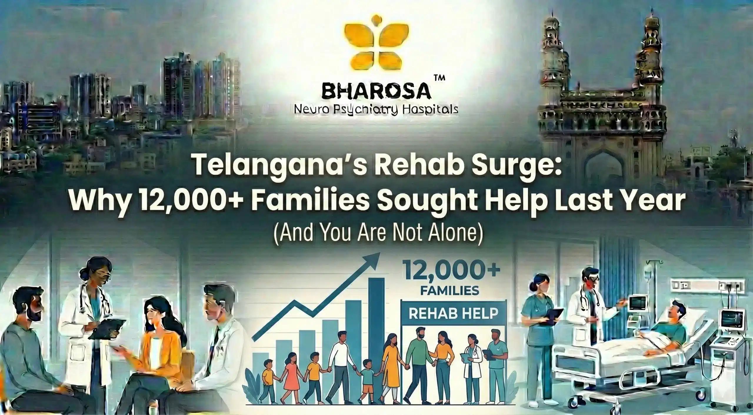 Telangana Rehab Enrollment Explosion: Why More Families Are Seeking Help for Addiction and Mental Health | Bharosa Hospitals