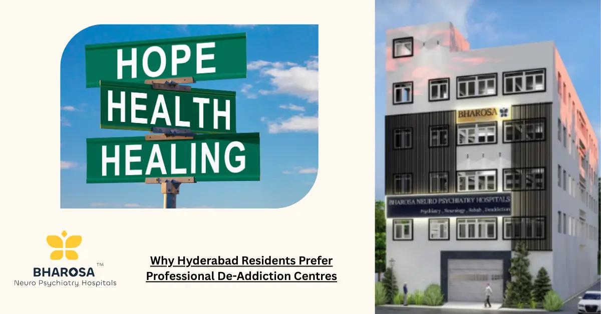 5 Powerful Reasons Why Hyderabad Residents Trust Professional De-Addiction Centres | Bharosa Hospitals