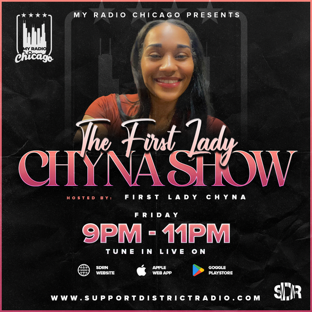 Flyer for First Lady Chyna Radio Show