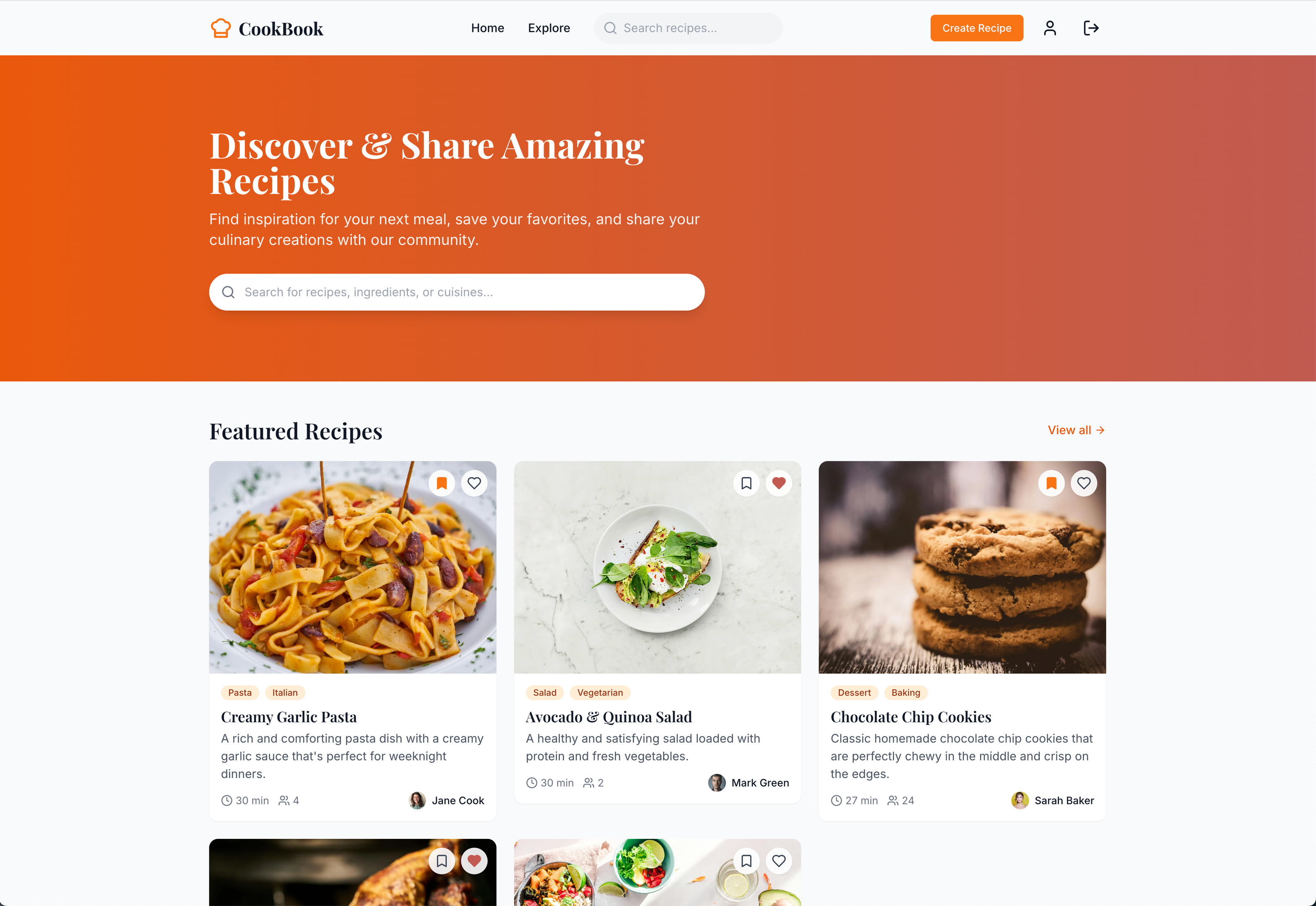 Screenshot of the landing page for the Bolt app.