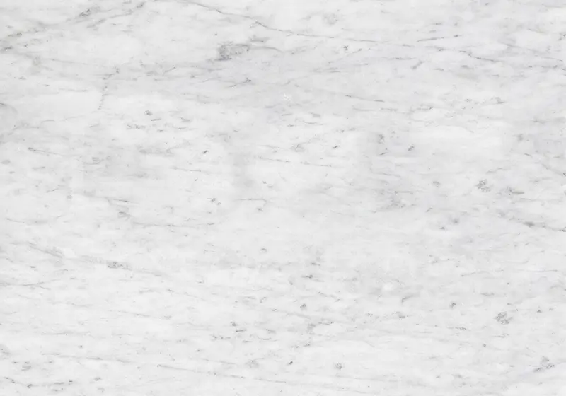 Carrara Mermer beyaz zeminde gri damarlı doğal taş doku yakın plan