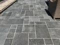 Bazalt teras zemin döşemesi, deniz manzaralı villa uygulaması, French Pattern Set