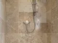 Cappucino Bej Mermer duş kabini duvar kaplaması, banyo uygulaması