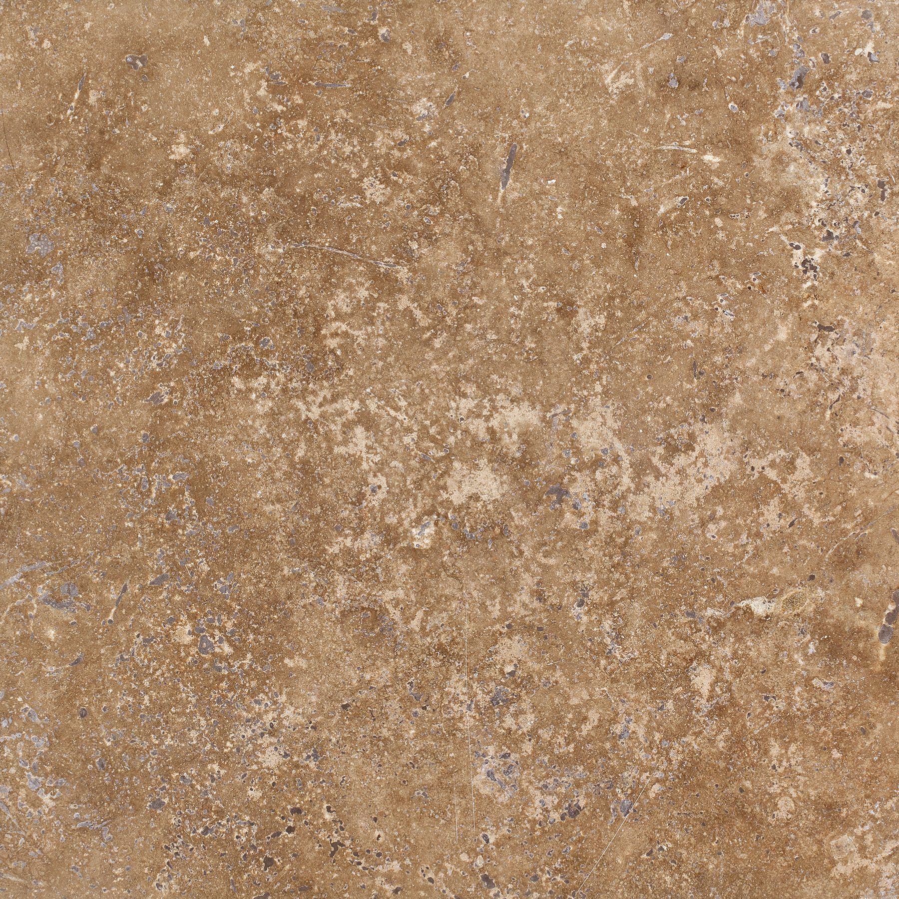Walnut Traverten koyu kahverengi doğal taş yüzey detayı