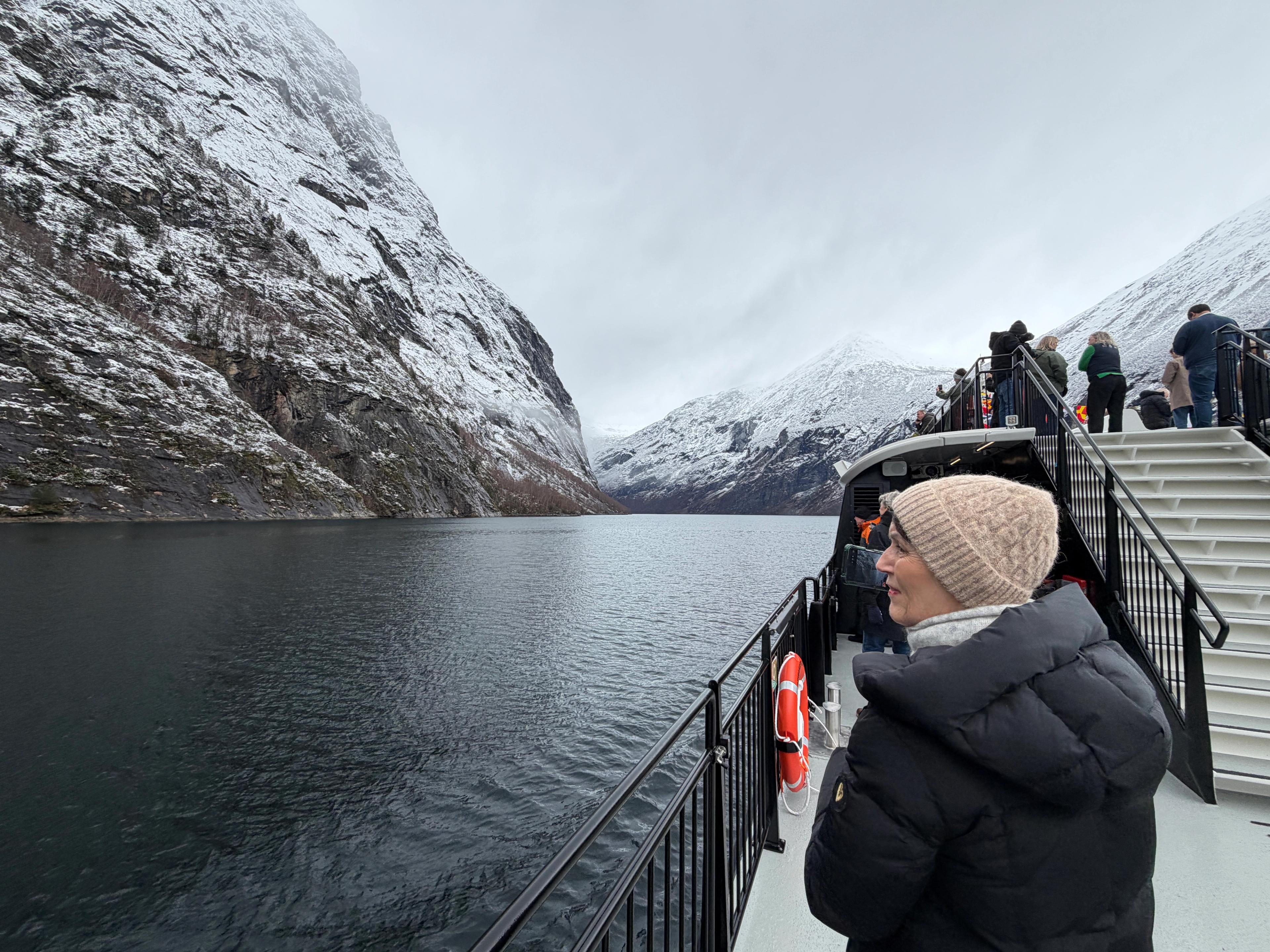Utsikt frå båten