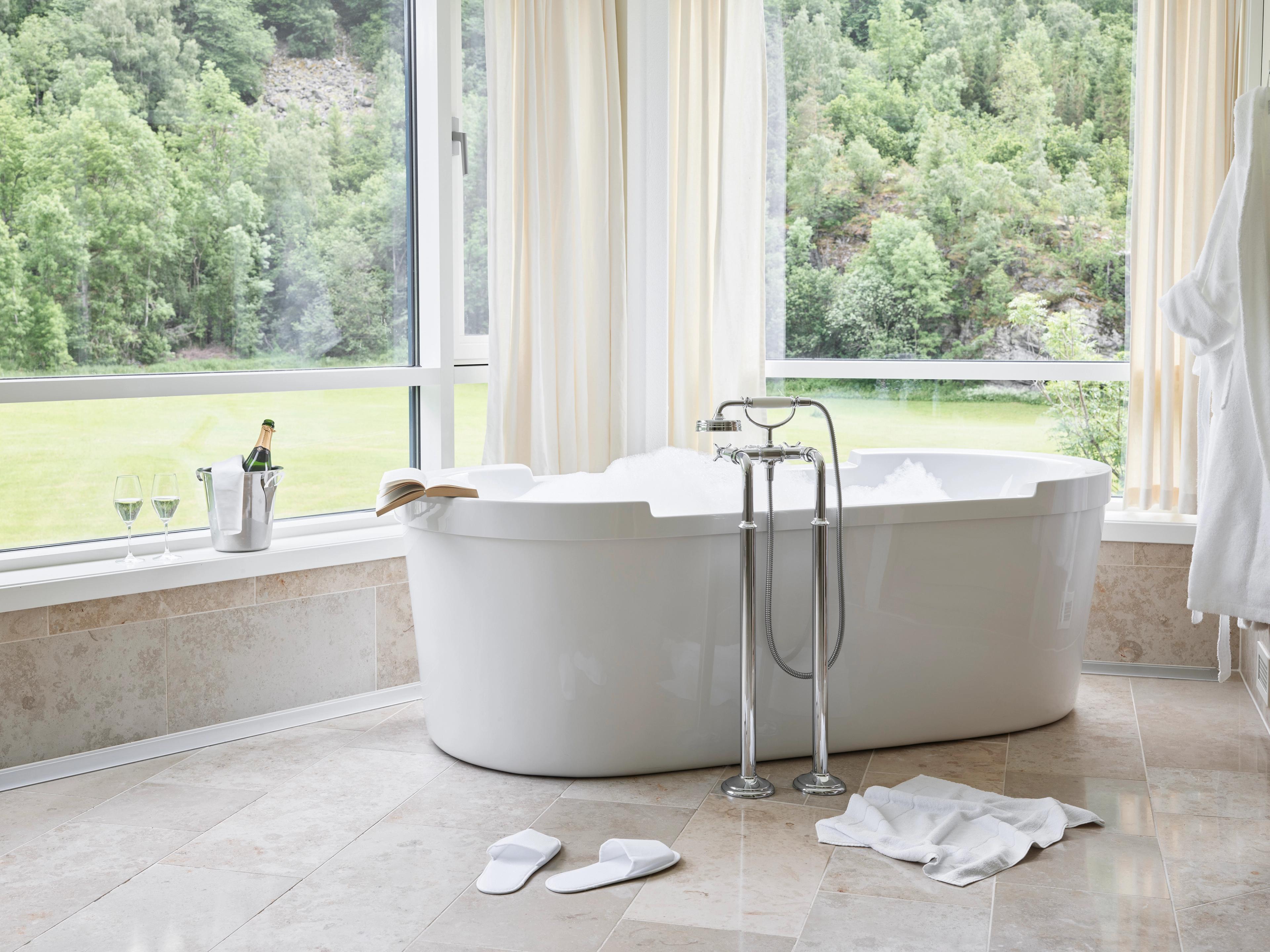 Union Spa Suite Vinje har hotellet sitt største private bad