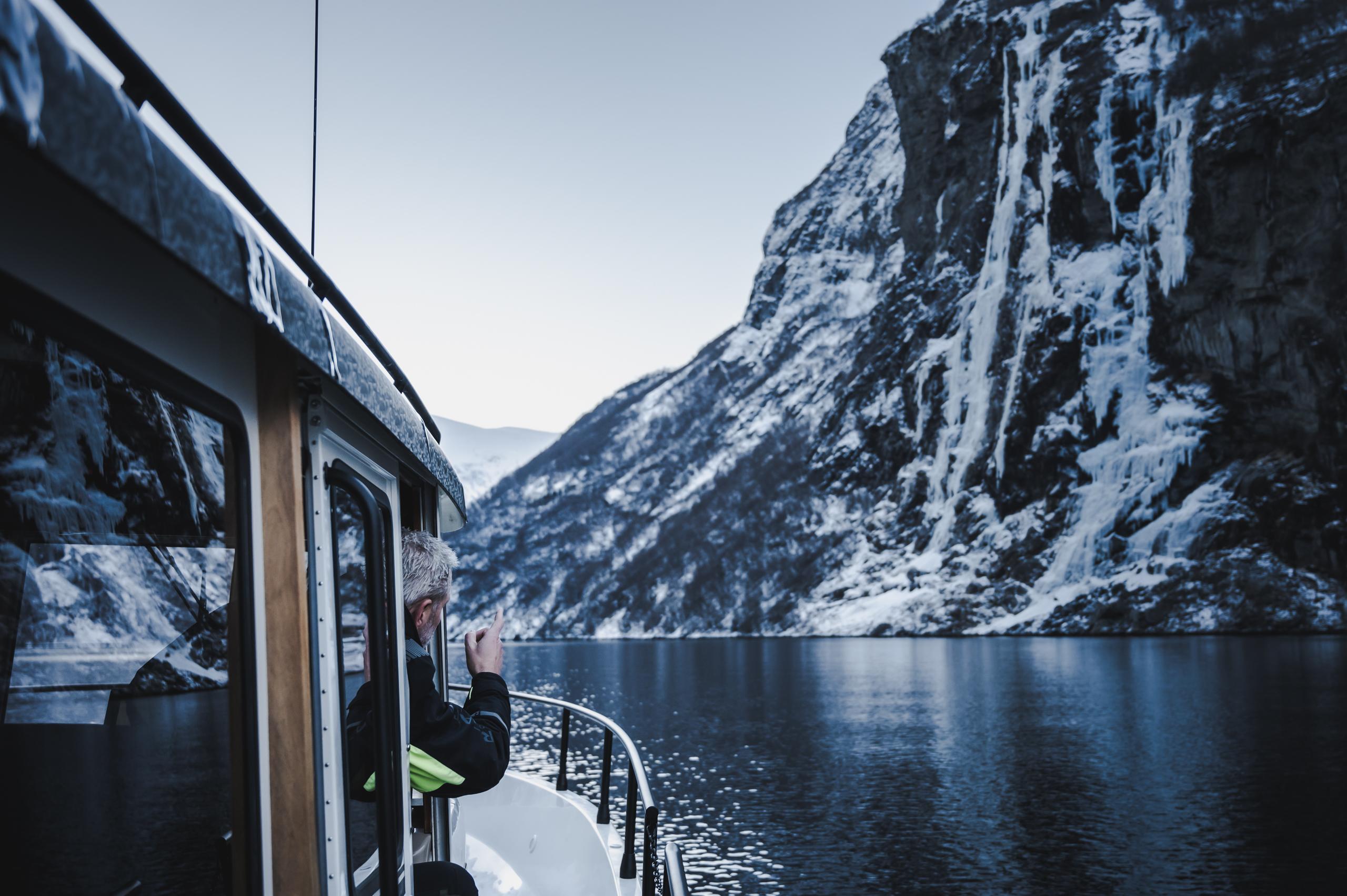 Vinterfiske på fjorden