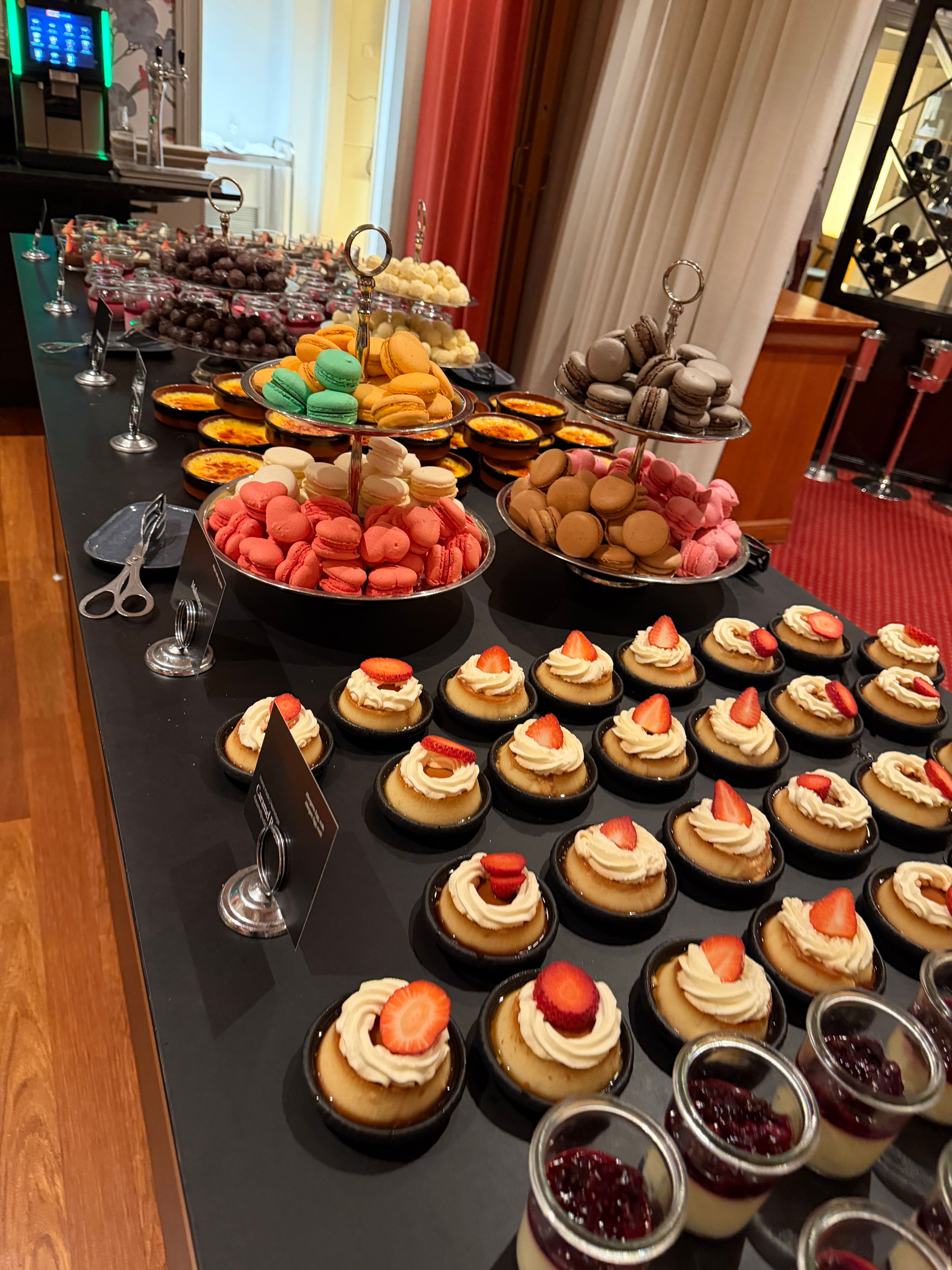 Sumptuous dessert table at Union