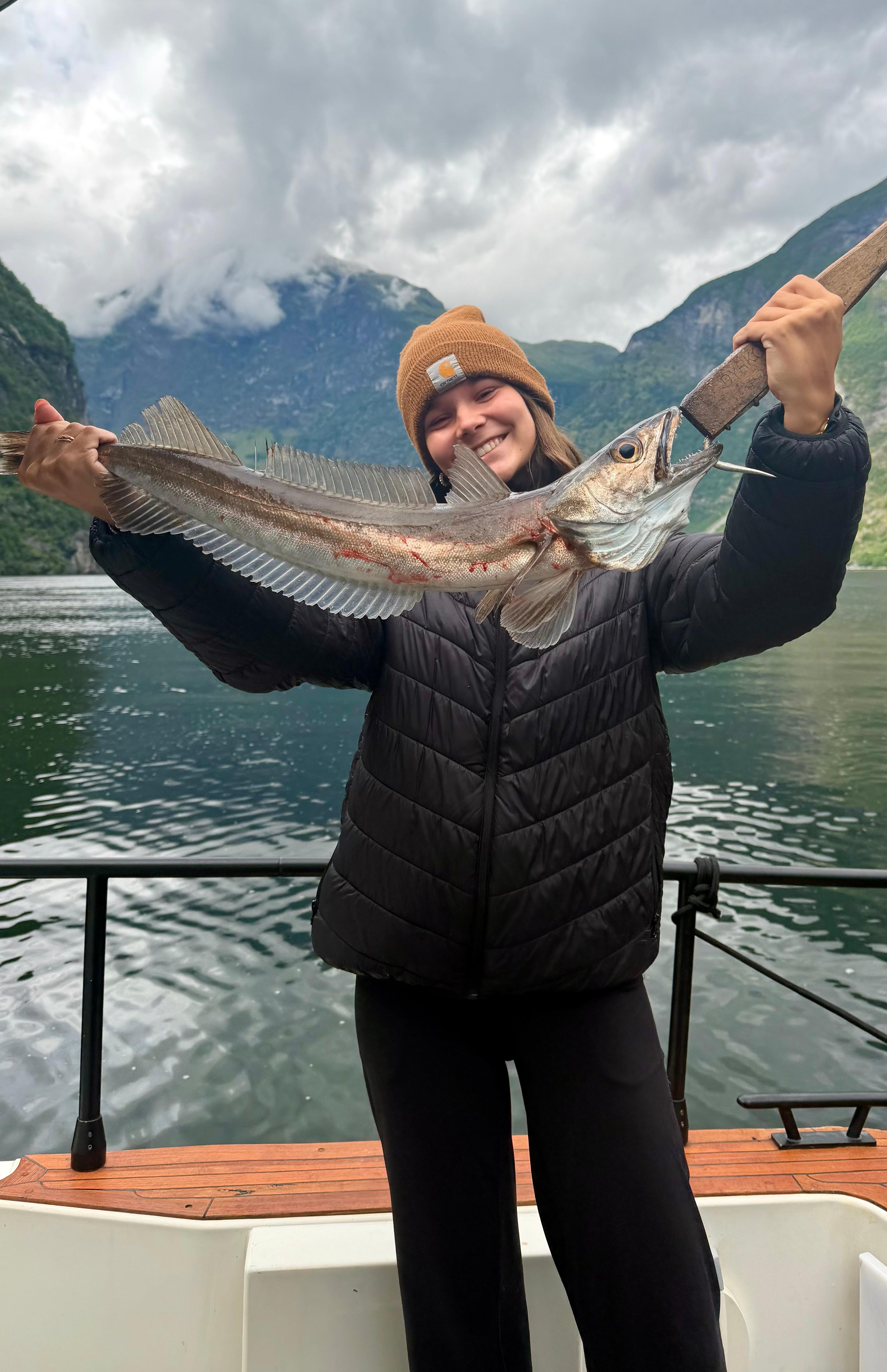 Fornøgd med fangsten