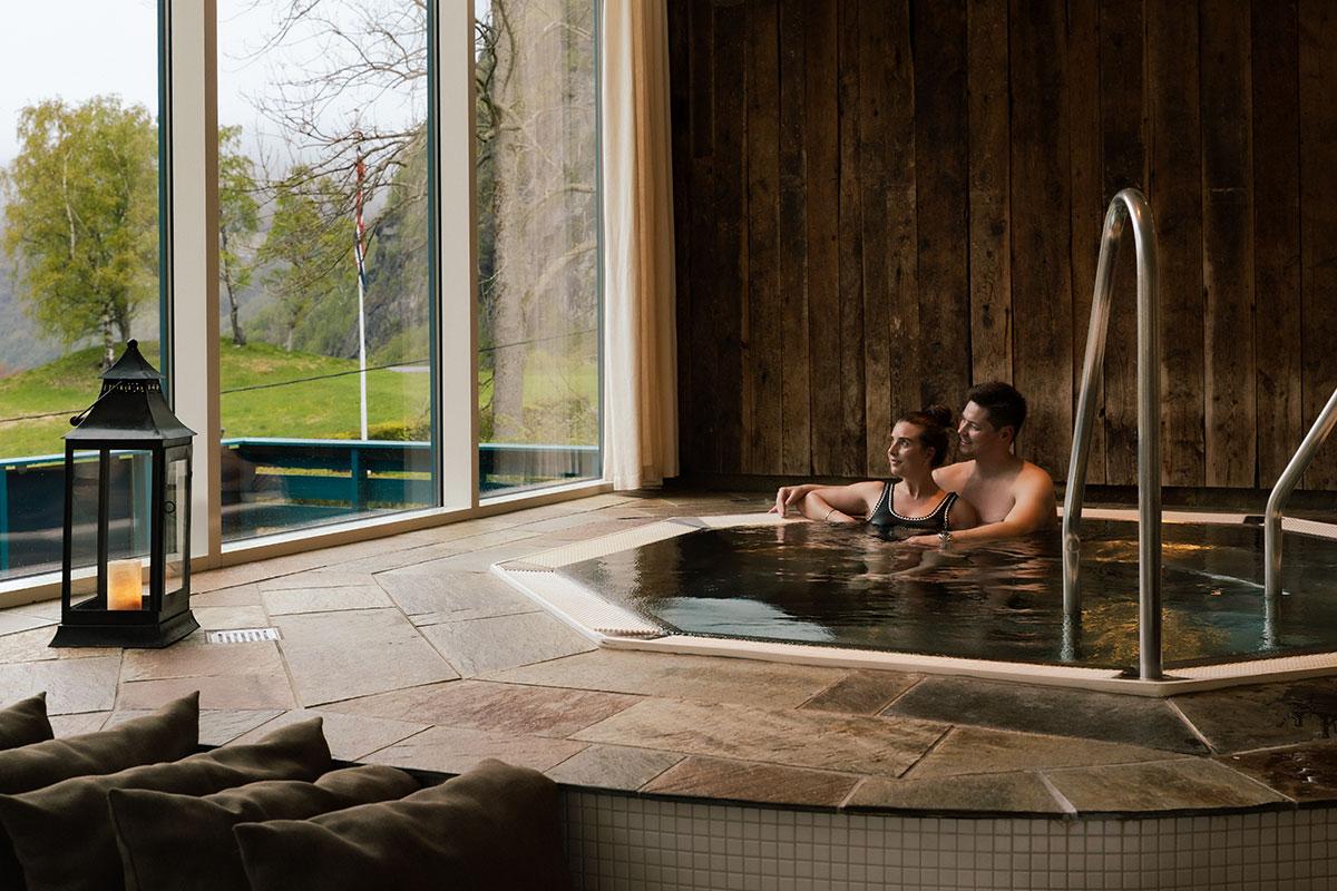 Japansk varmebad i Union Spa