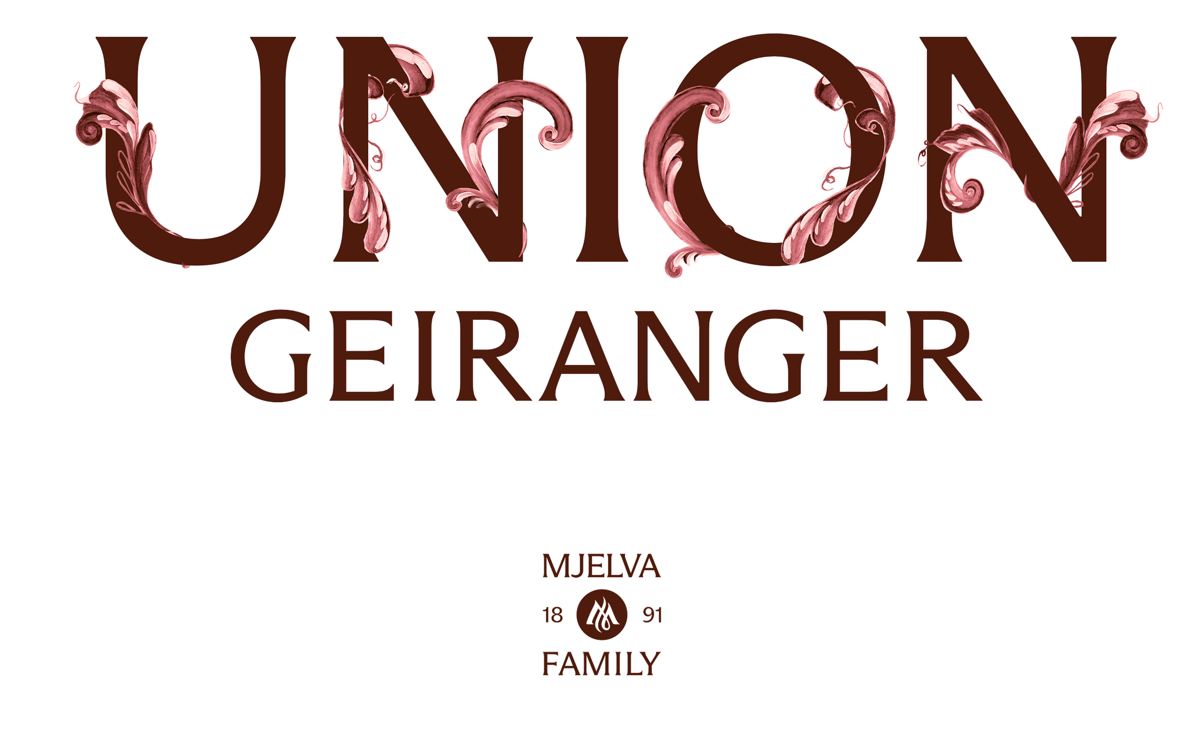 Union Geiranger Logo with rose painting