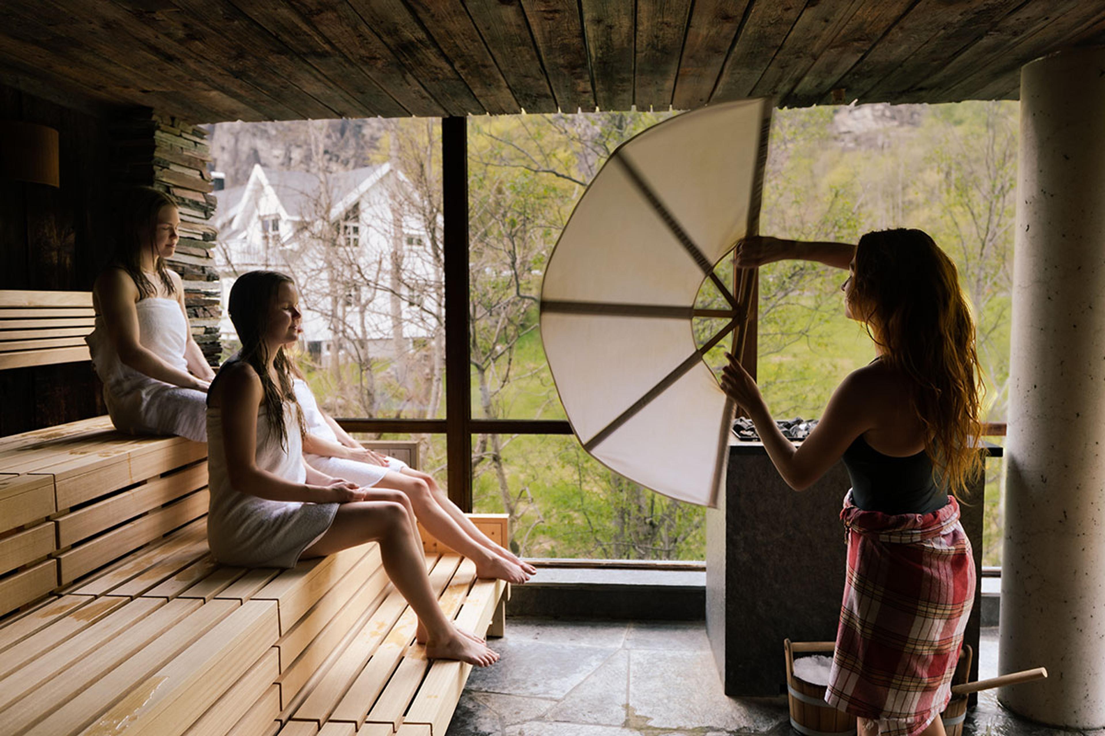 Saunarituale i Union Spa
